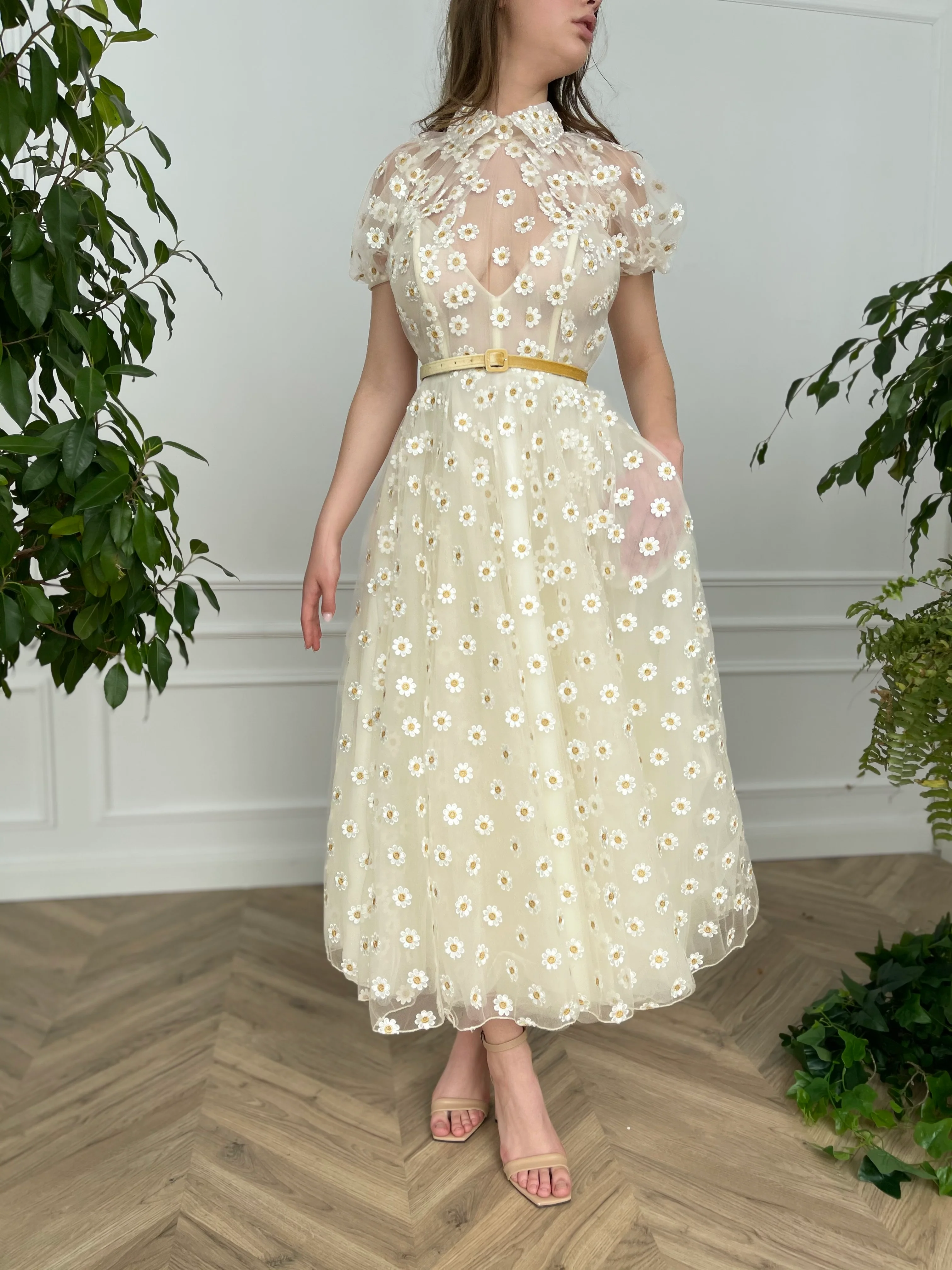 Daisy Bell Belted Dress - Image 8