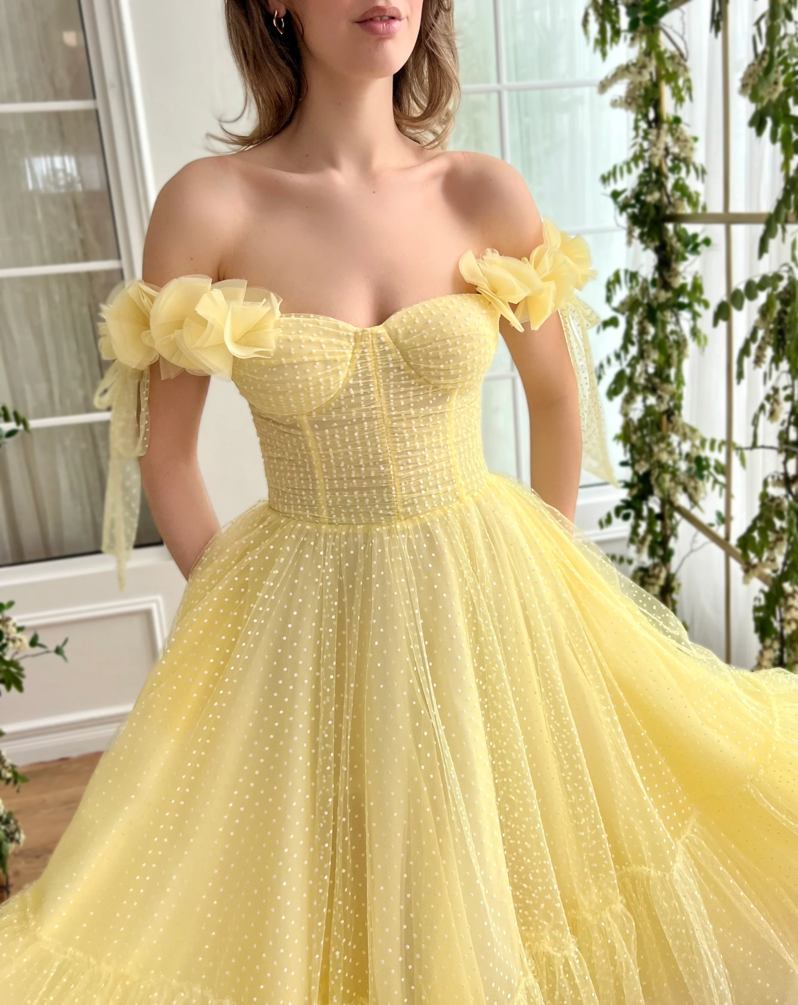 Daisy Dotted Dress - Image 2