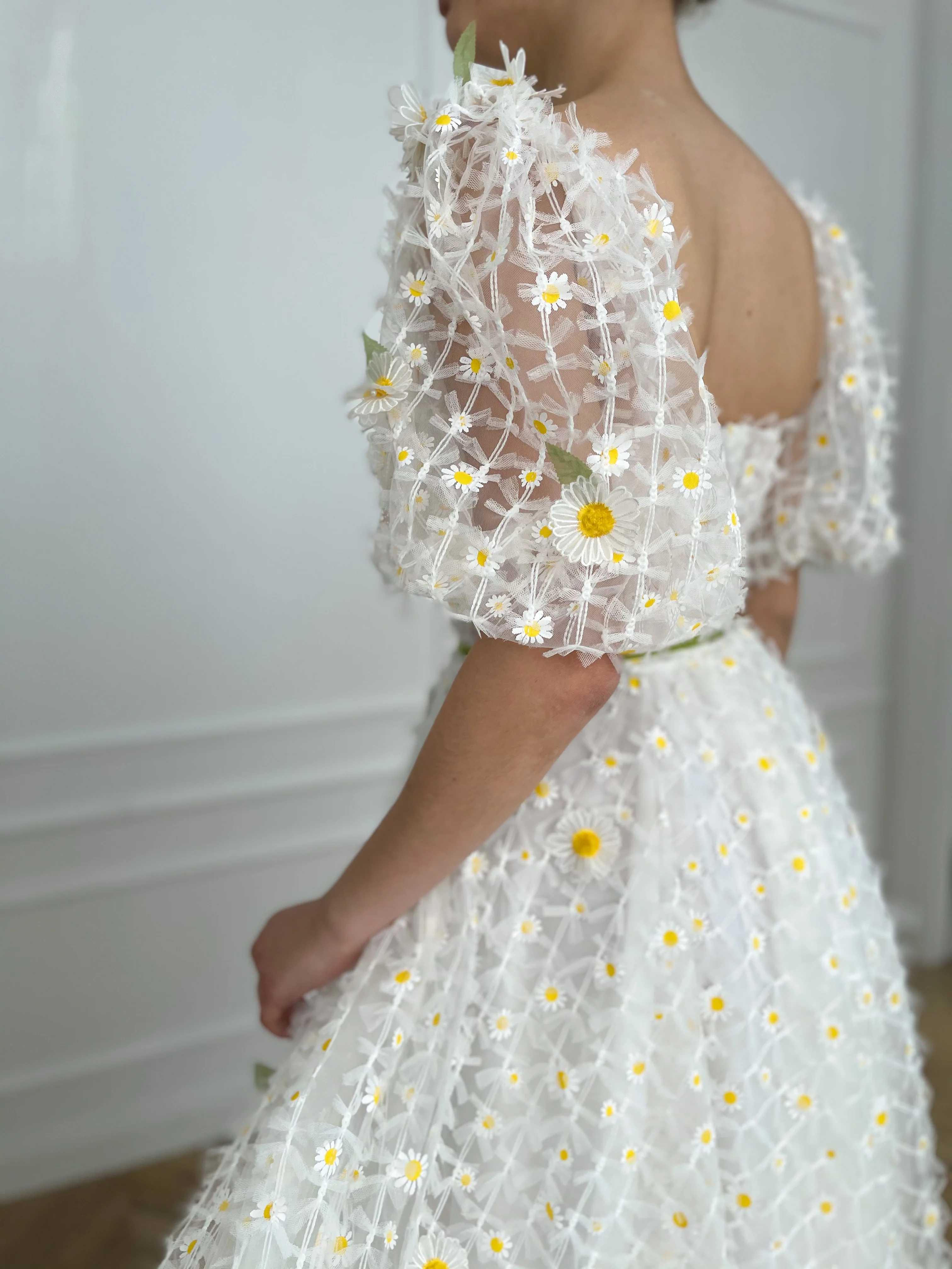 Daisy Lattice Dress - Image 4