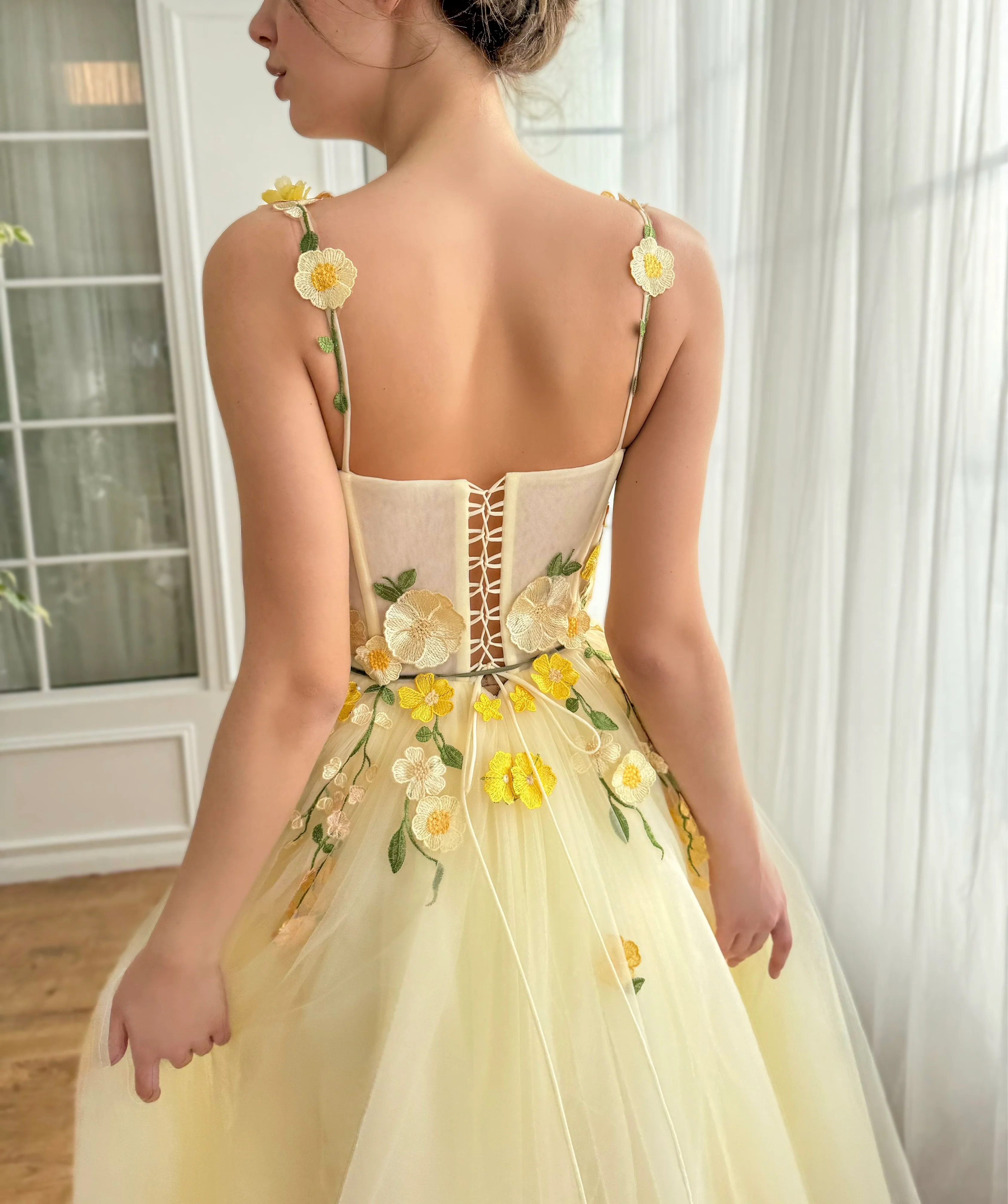 Daisy Sunshine Midi Dress - Image 4