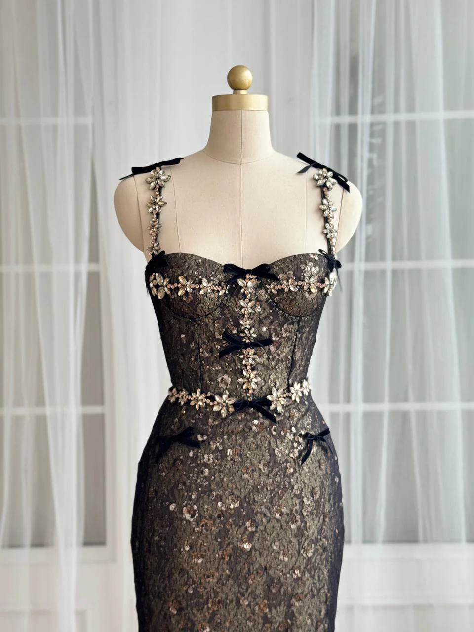 Dark Rose Mermaid Gown - Image 2