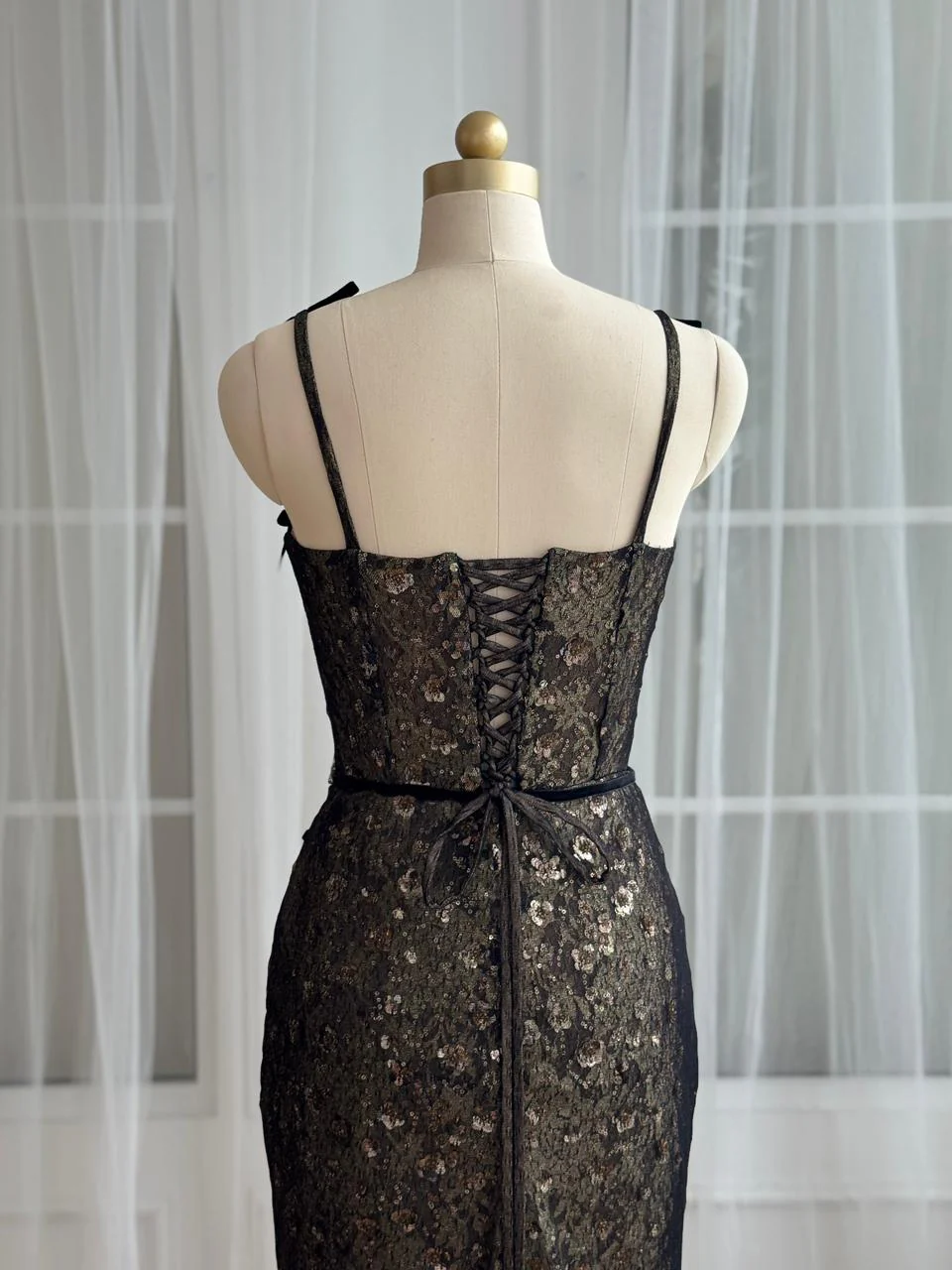 Dark Rose Mermaid Gown - Image 3