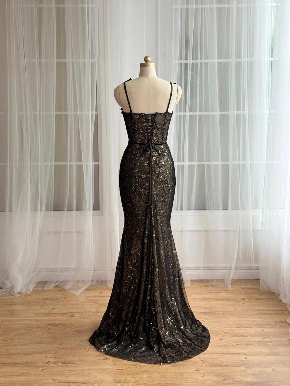 Dark Rose Mermaid Gown - Image 4