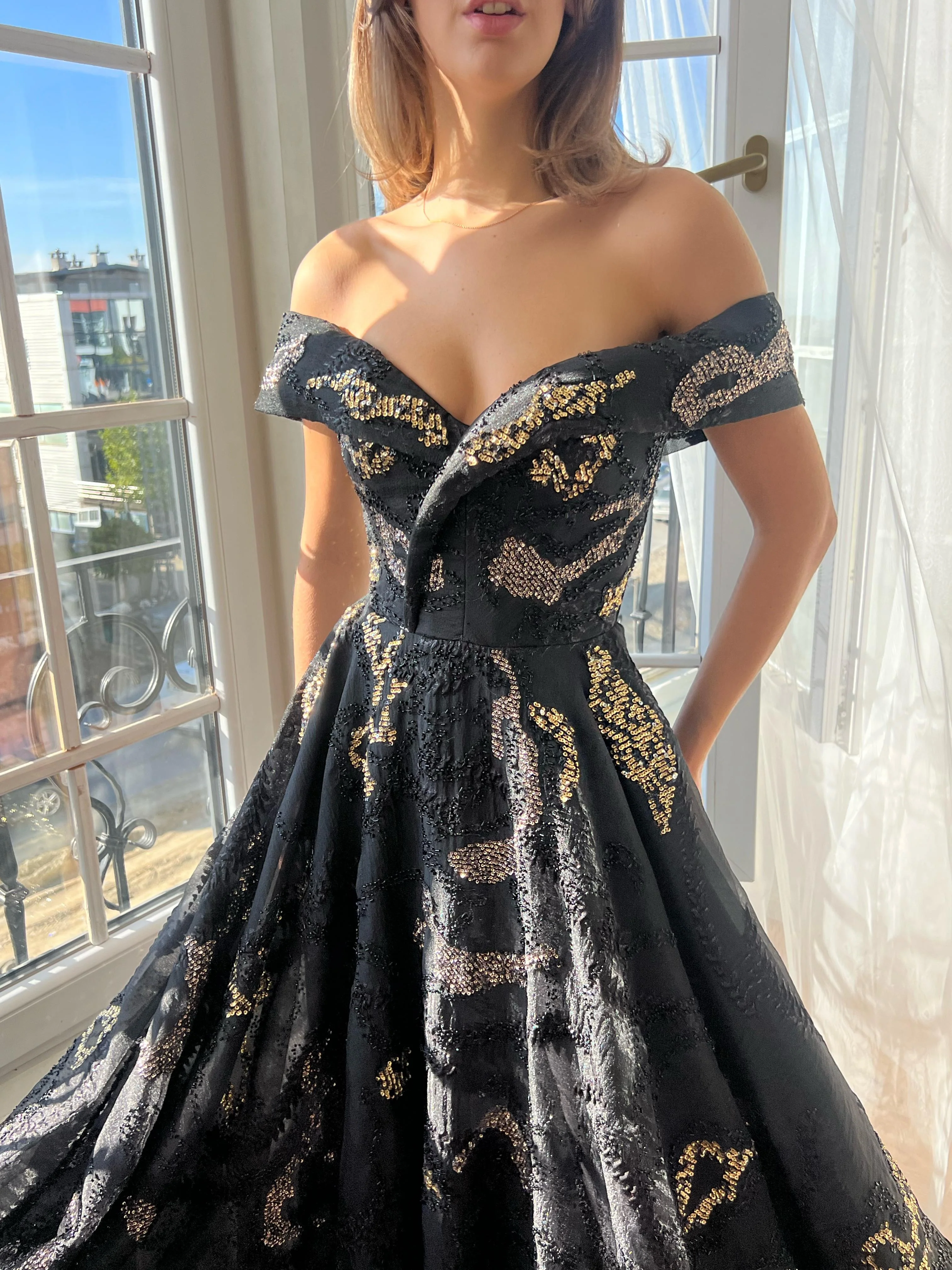 Dark Symphony Ember Gown