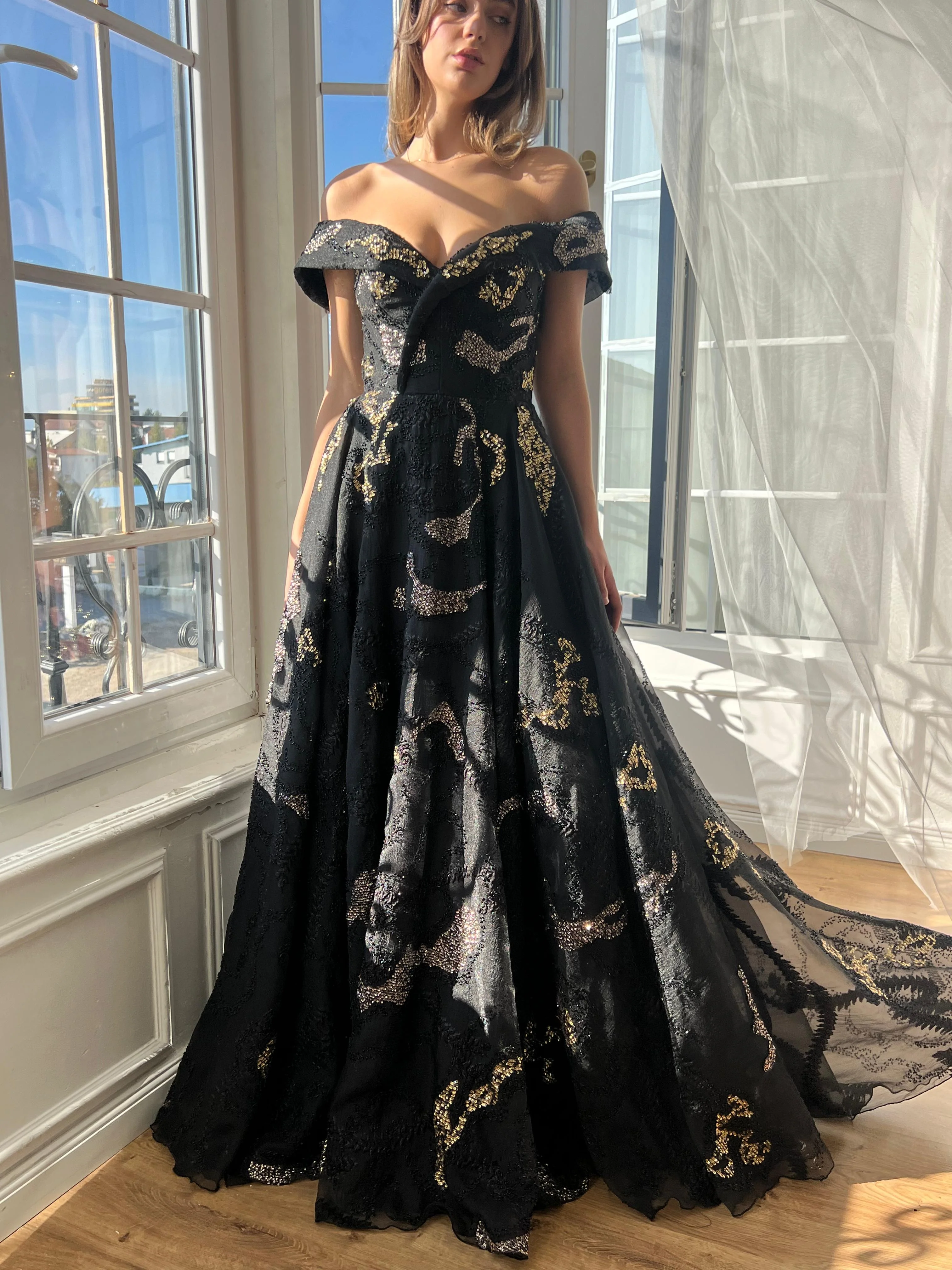 Dark Symphony Ember Gown - Image 2