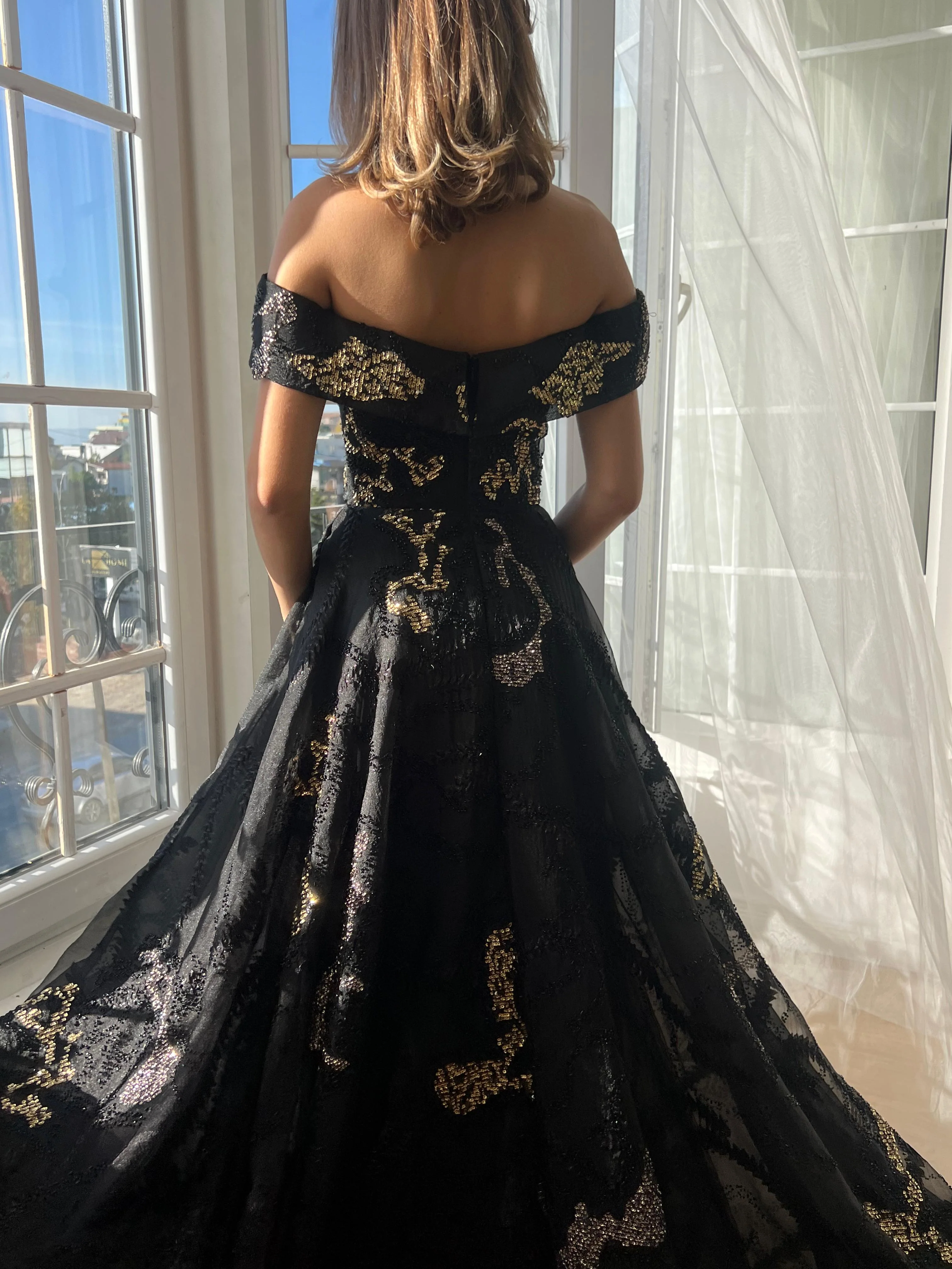 Dark Symphony Ember Gown - Image 4