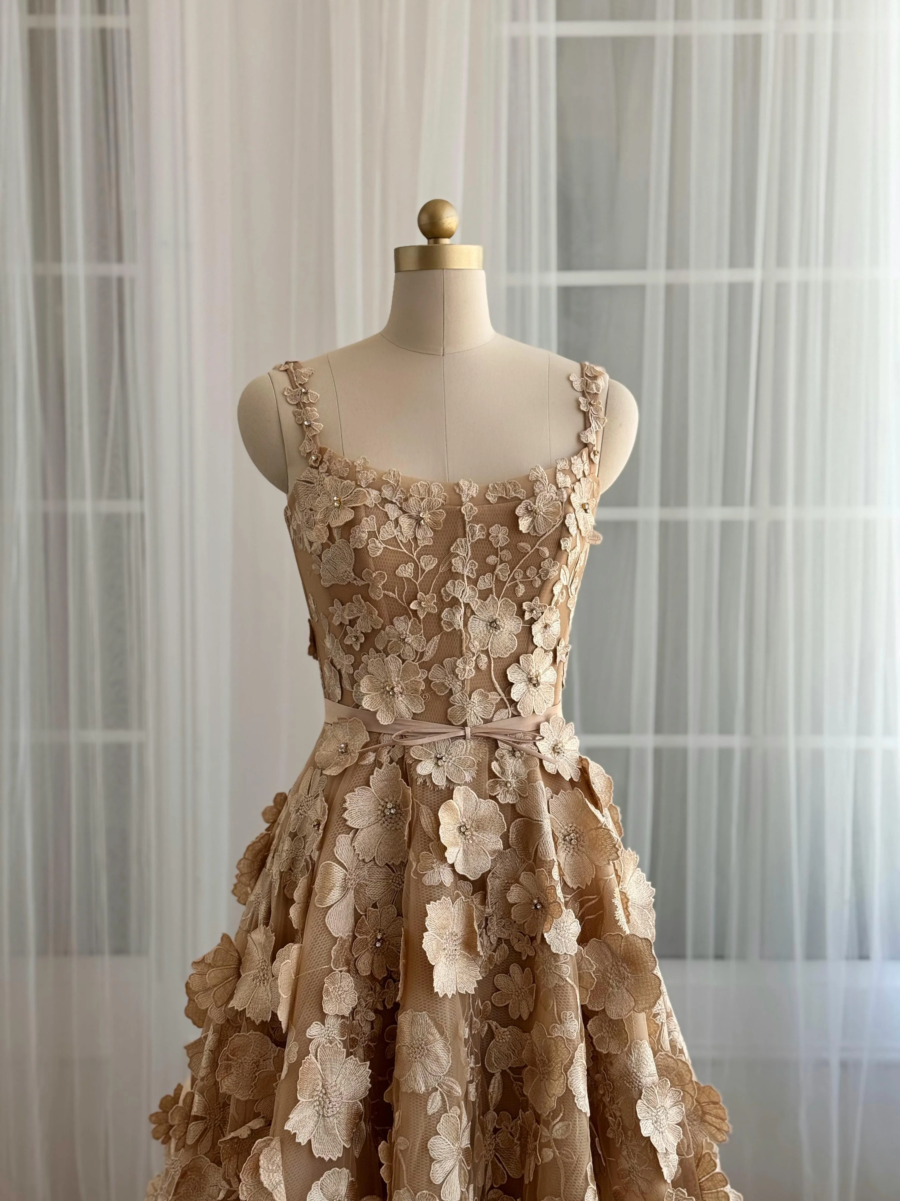 Dark Vanilla Ball Gown - Image 2