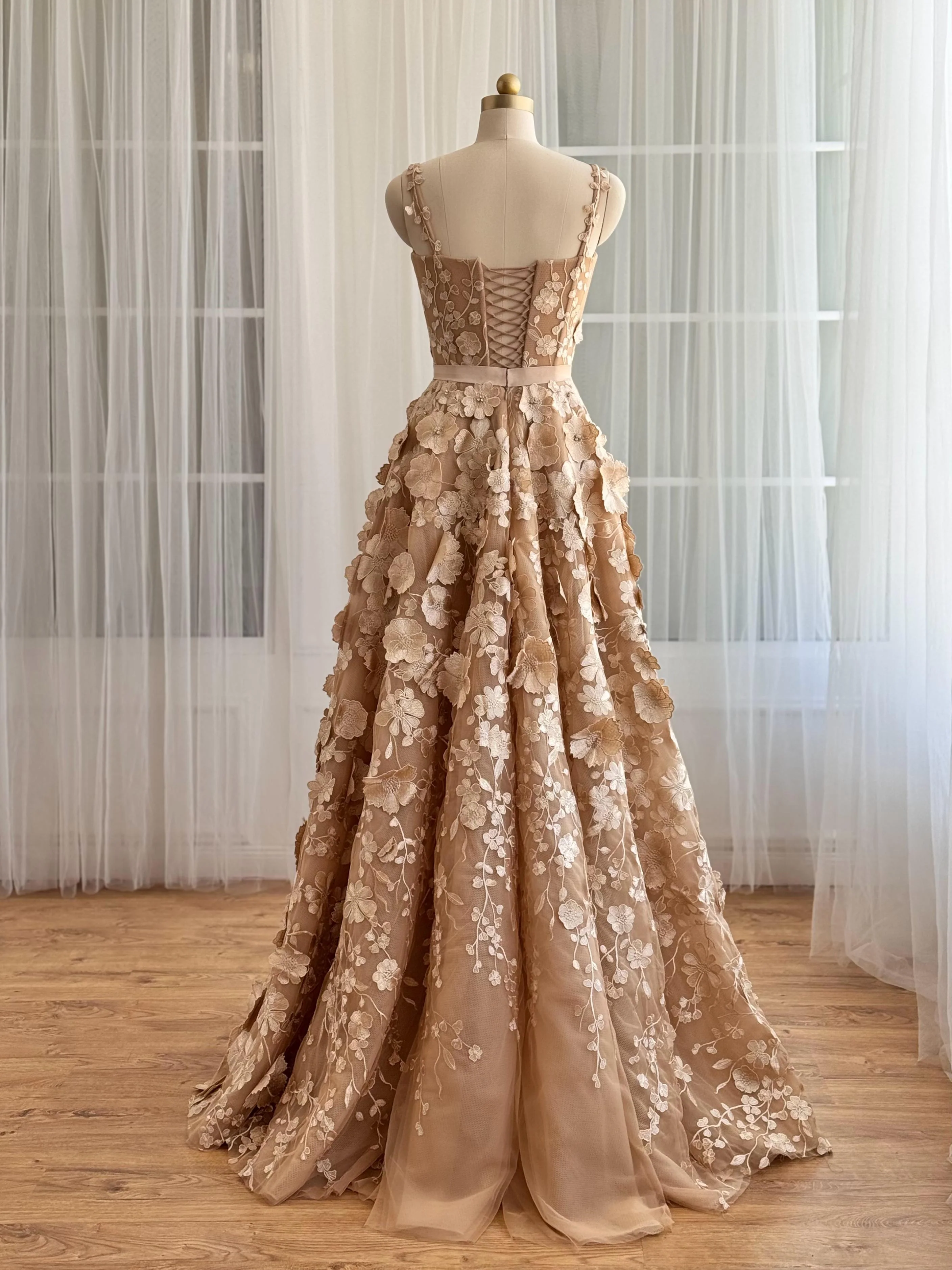 Dark Vanilla Ball Gown - Image 4
