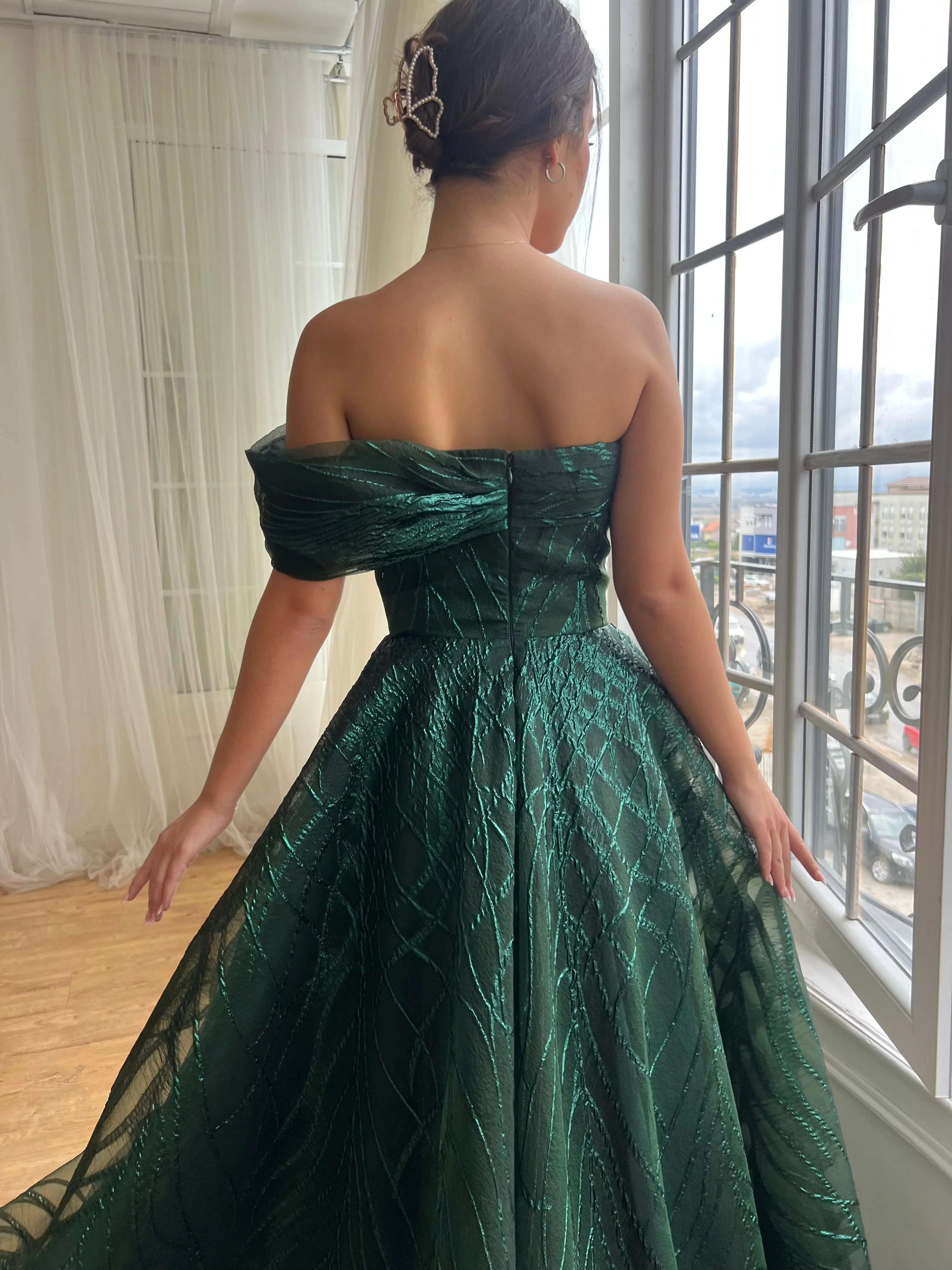 Deep Green Gown - Image 4
