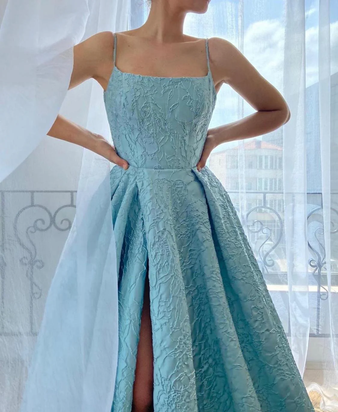 Dreamy Textured Gown - Image 3