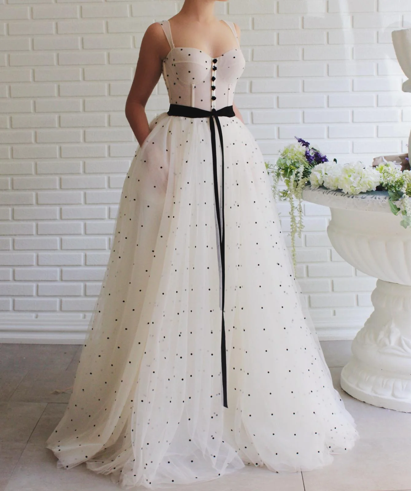 Dua Polka Dots Gown - Image 3