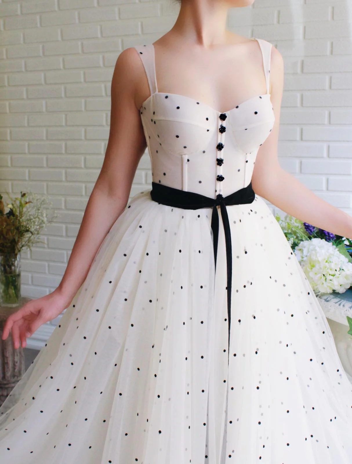 Dua Polka Dots Gown - Image 5