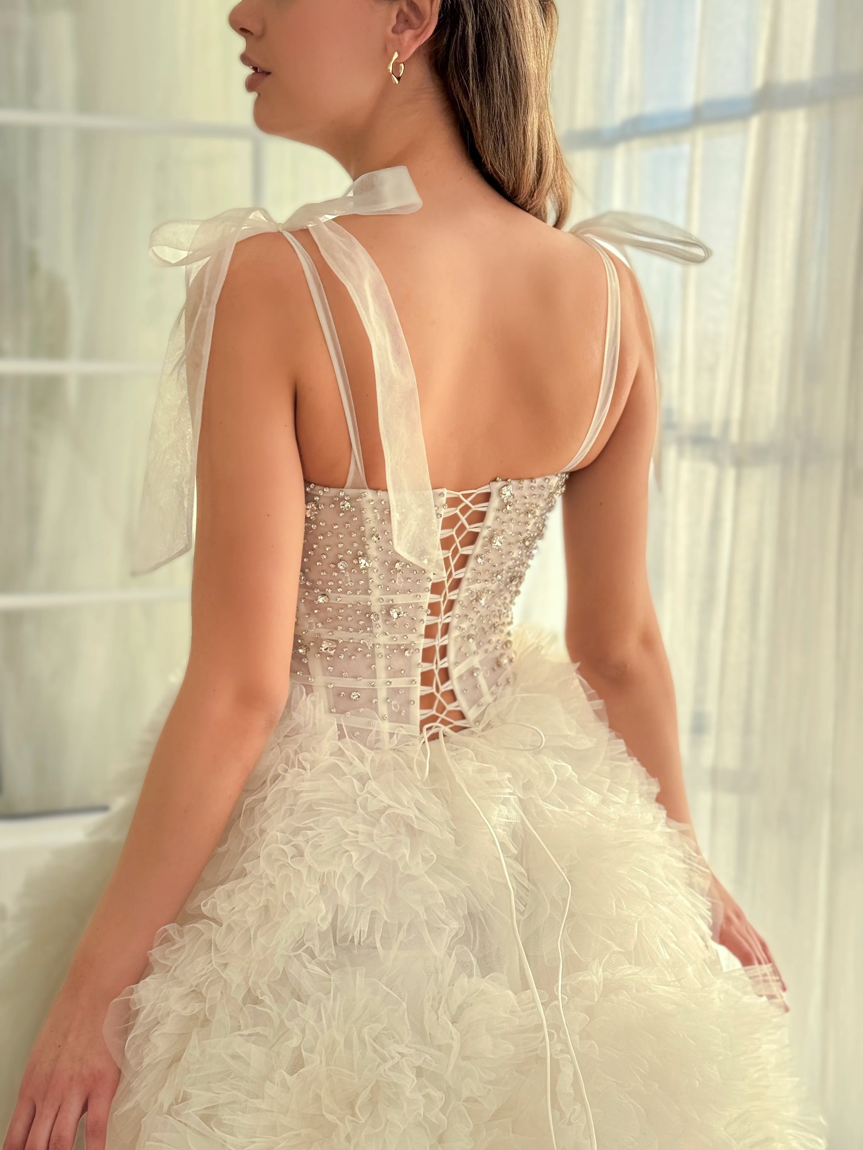 Elysian Crystal Cloud Gown - Image 3