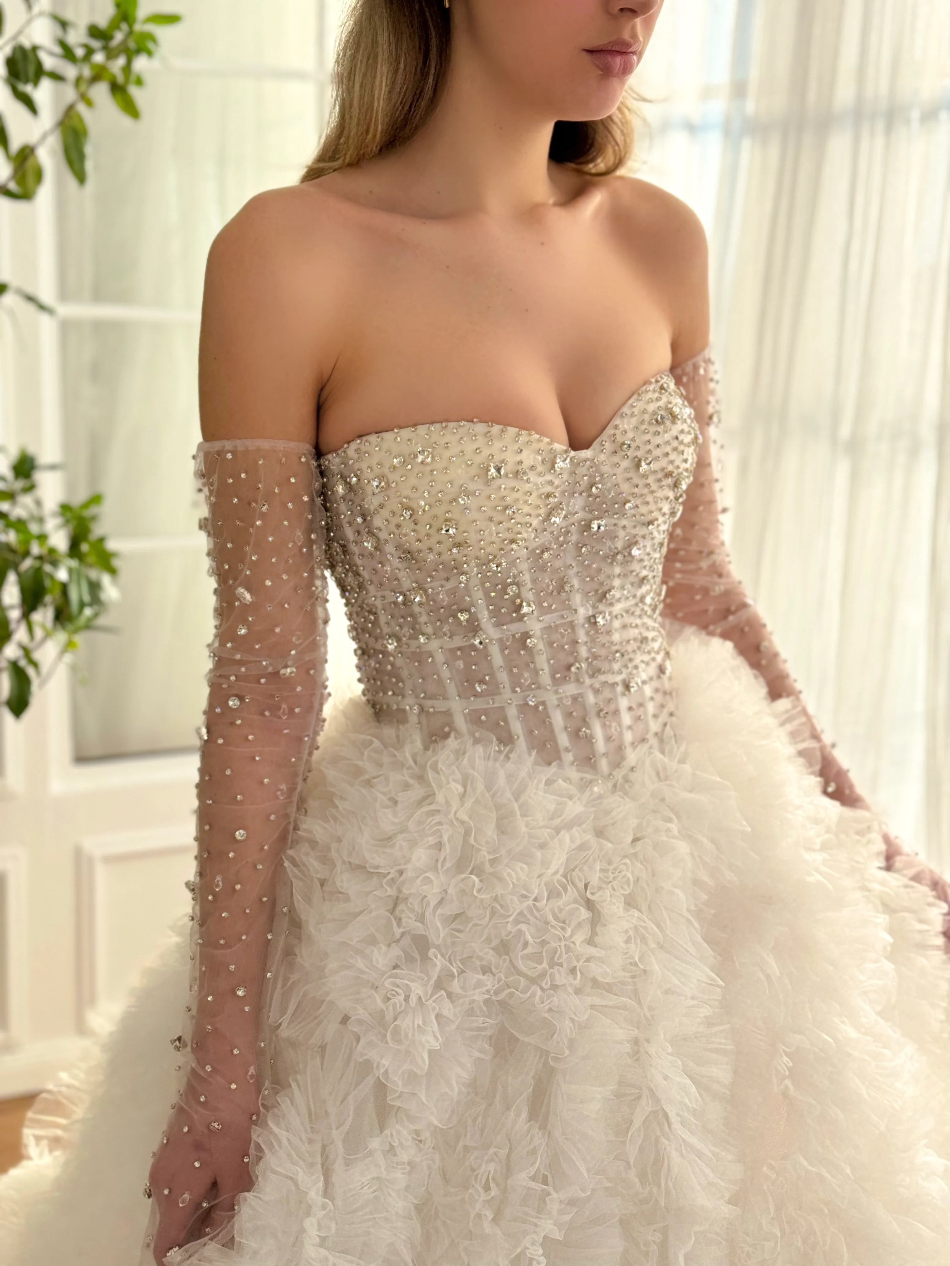 Elysian Crystal Cloud Gown - Image 4