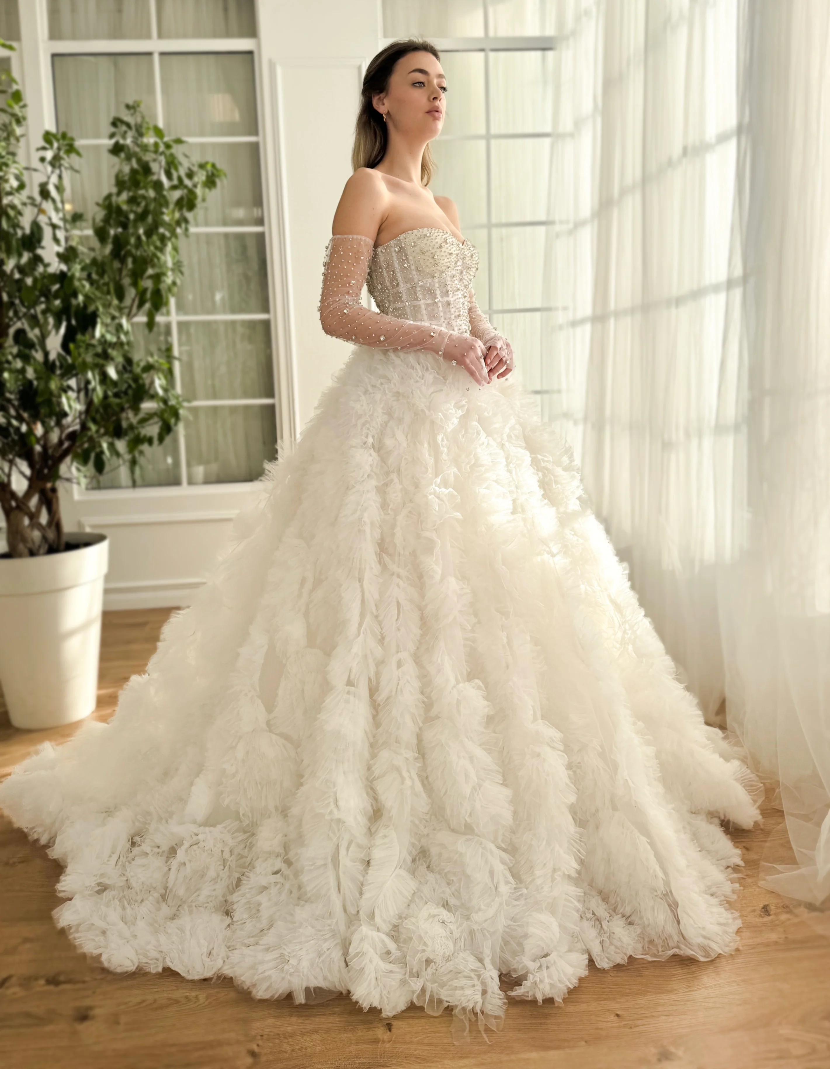 Elysian Crystal Cloud Gown - Image 6