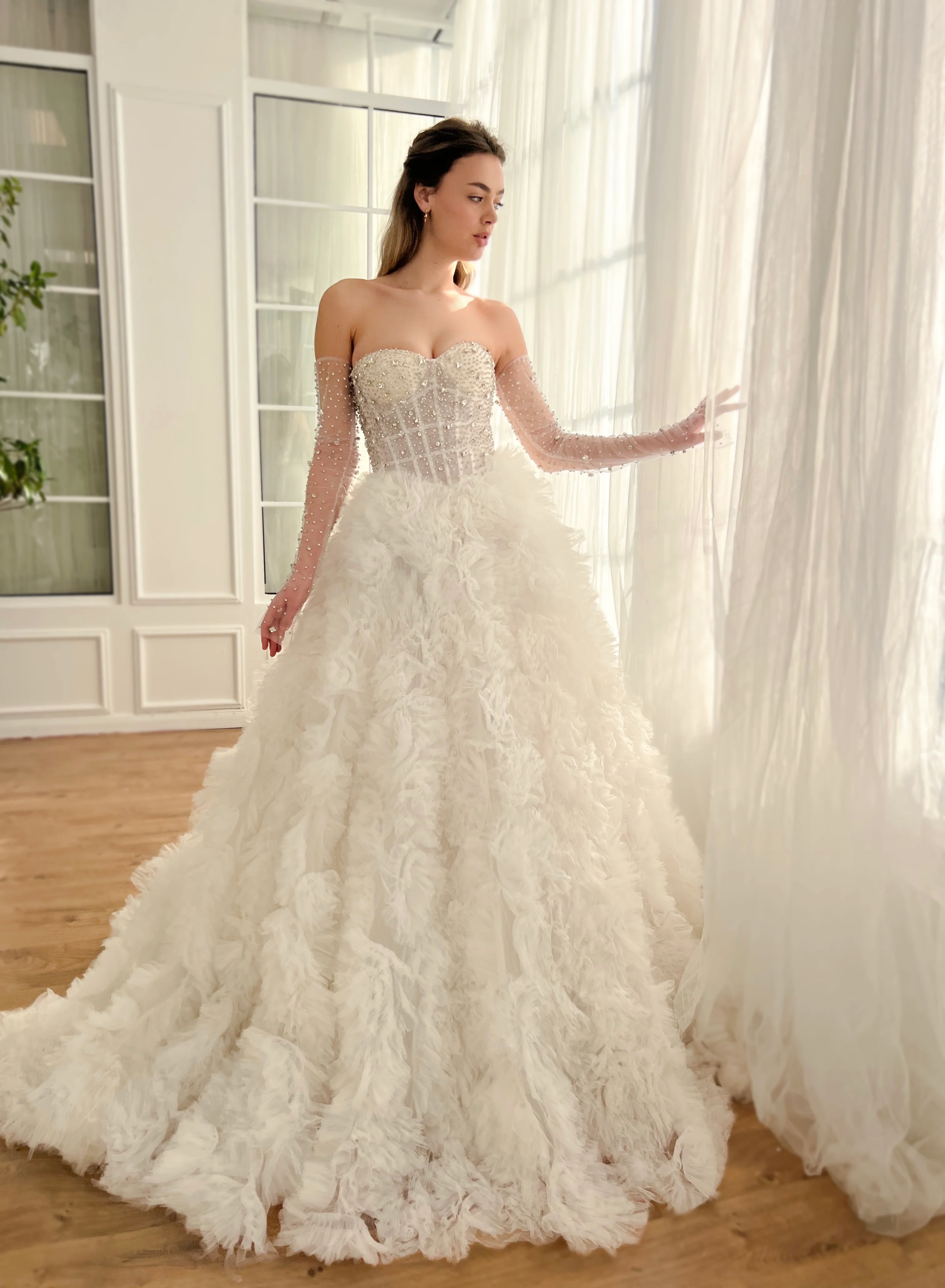 Elysian Crystal Cloud Gown - Image 7