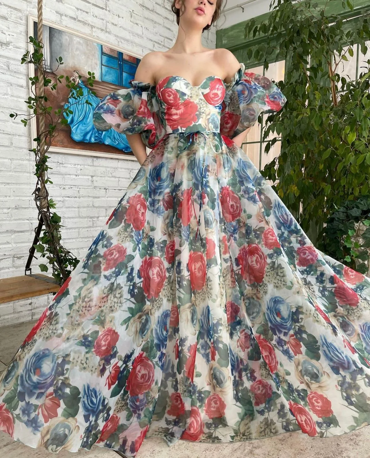 Enchanted Rose Bloom Gown - Image 4