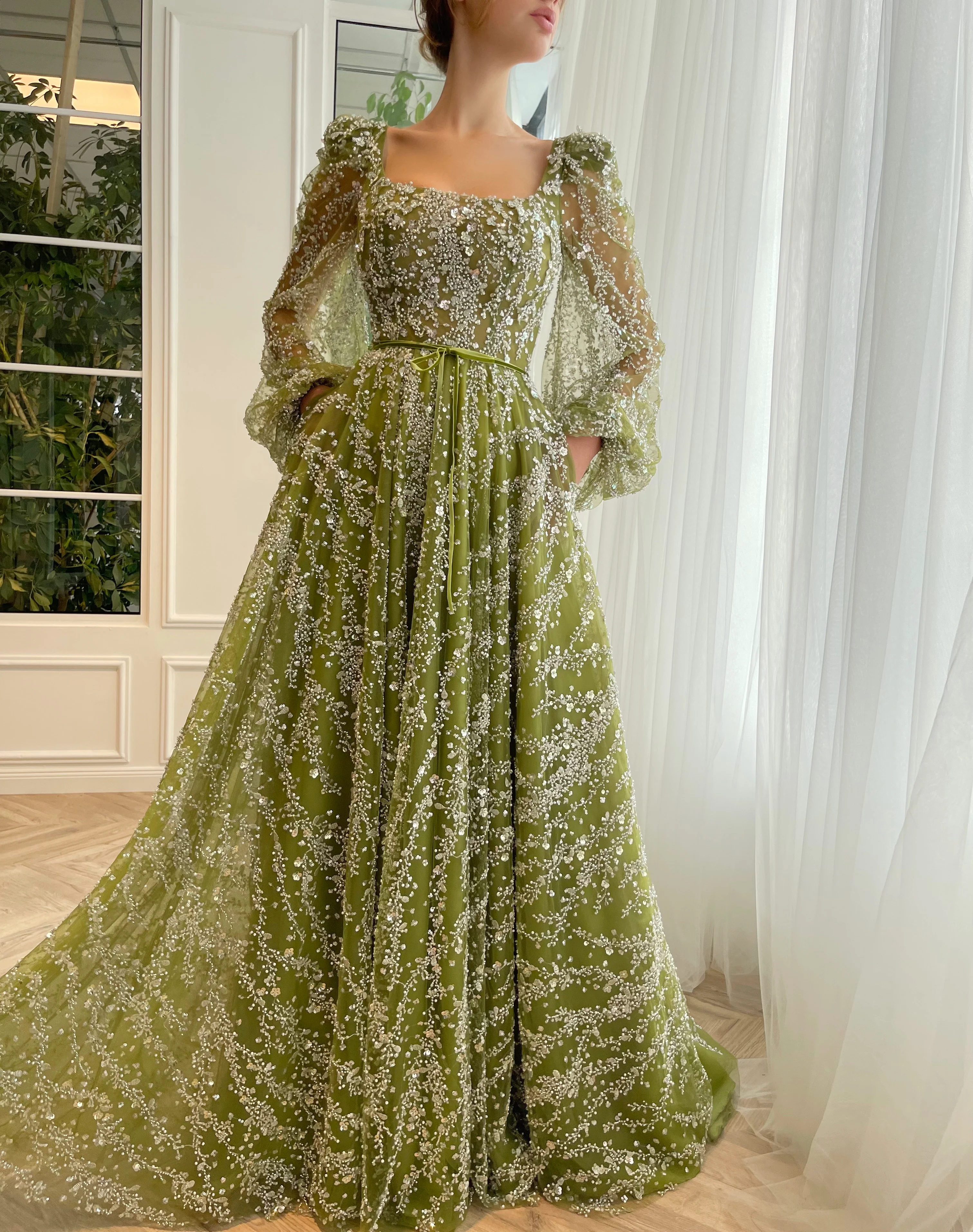 Evergreen Iris Gown - Image 6