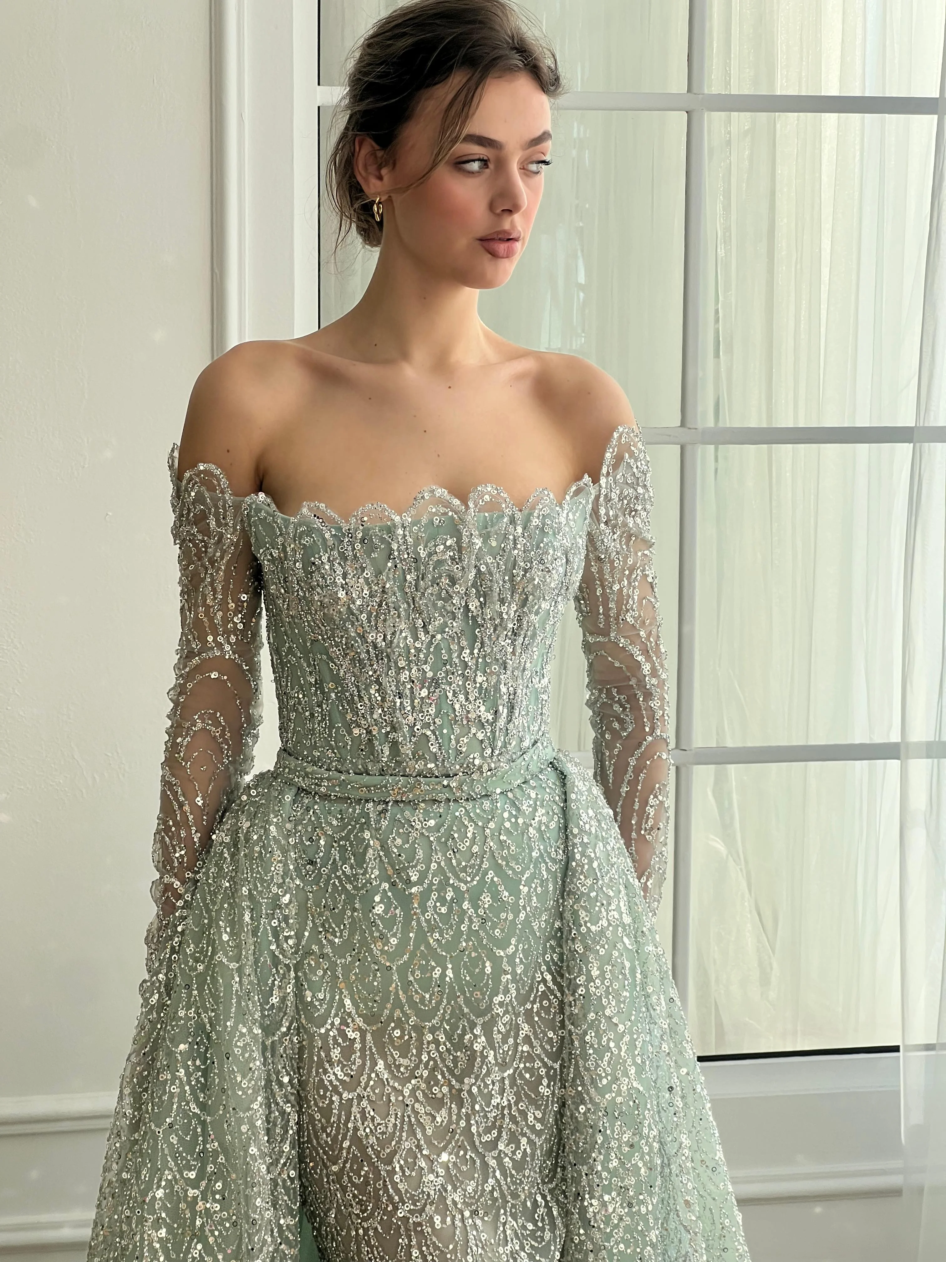 Fallen Mint Gown