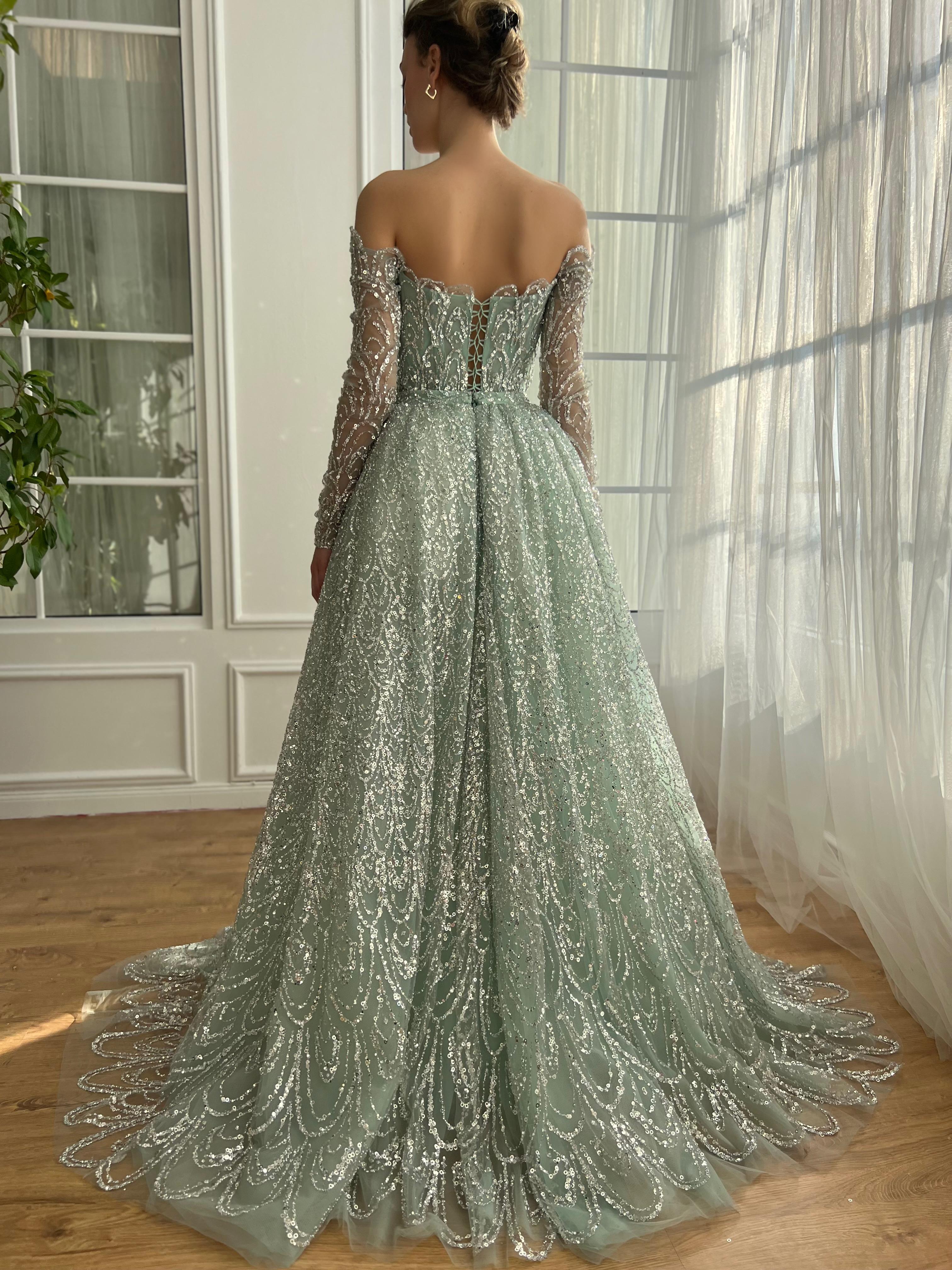 Fallen Mint Gown - Image 4