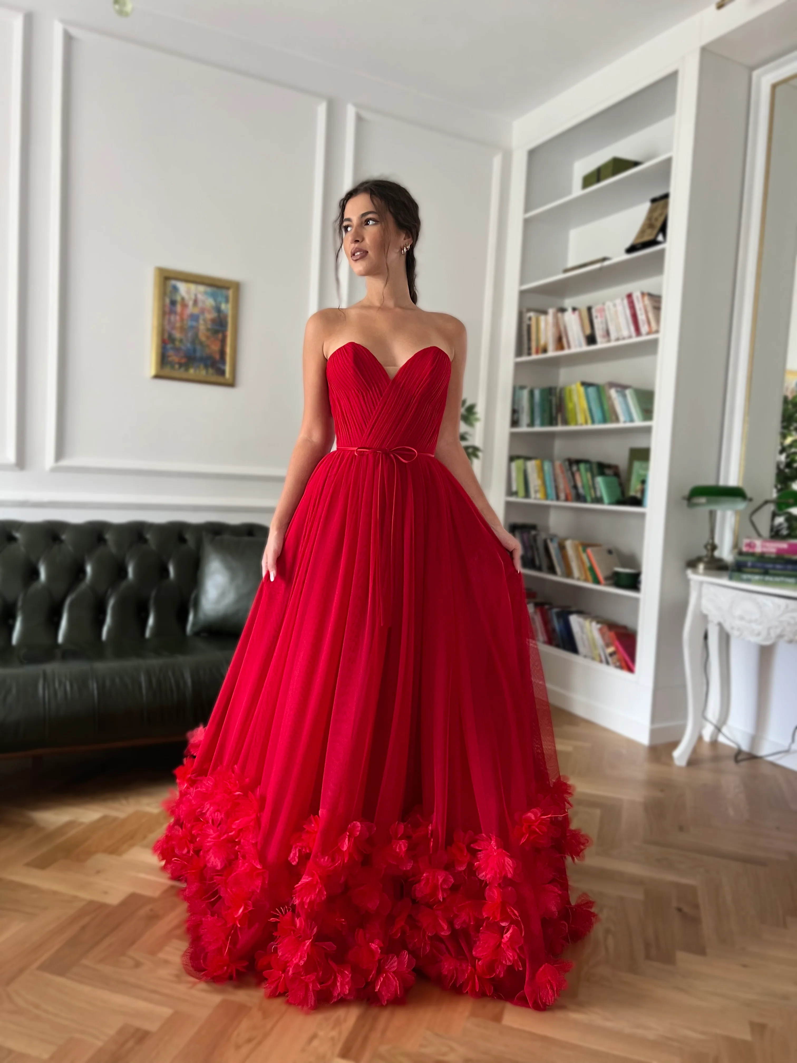 Fiery Rose Gown - Image 2