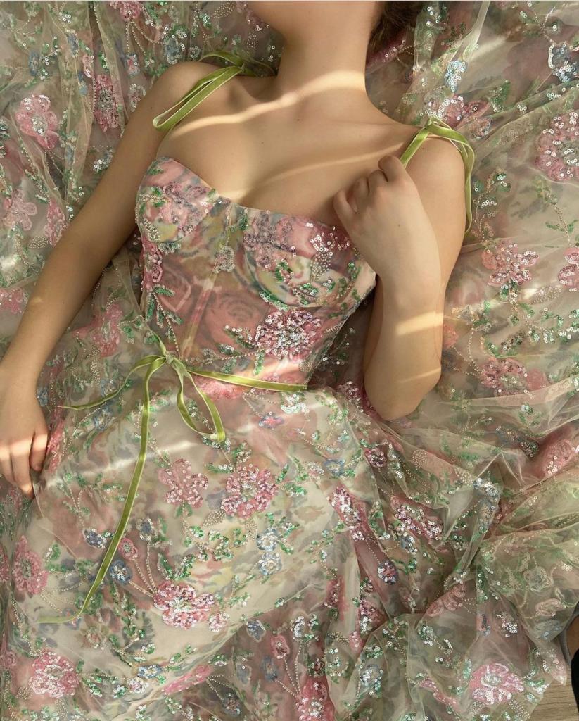 Floral Fantasy Dress - Image 4