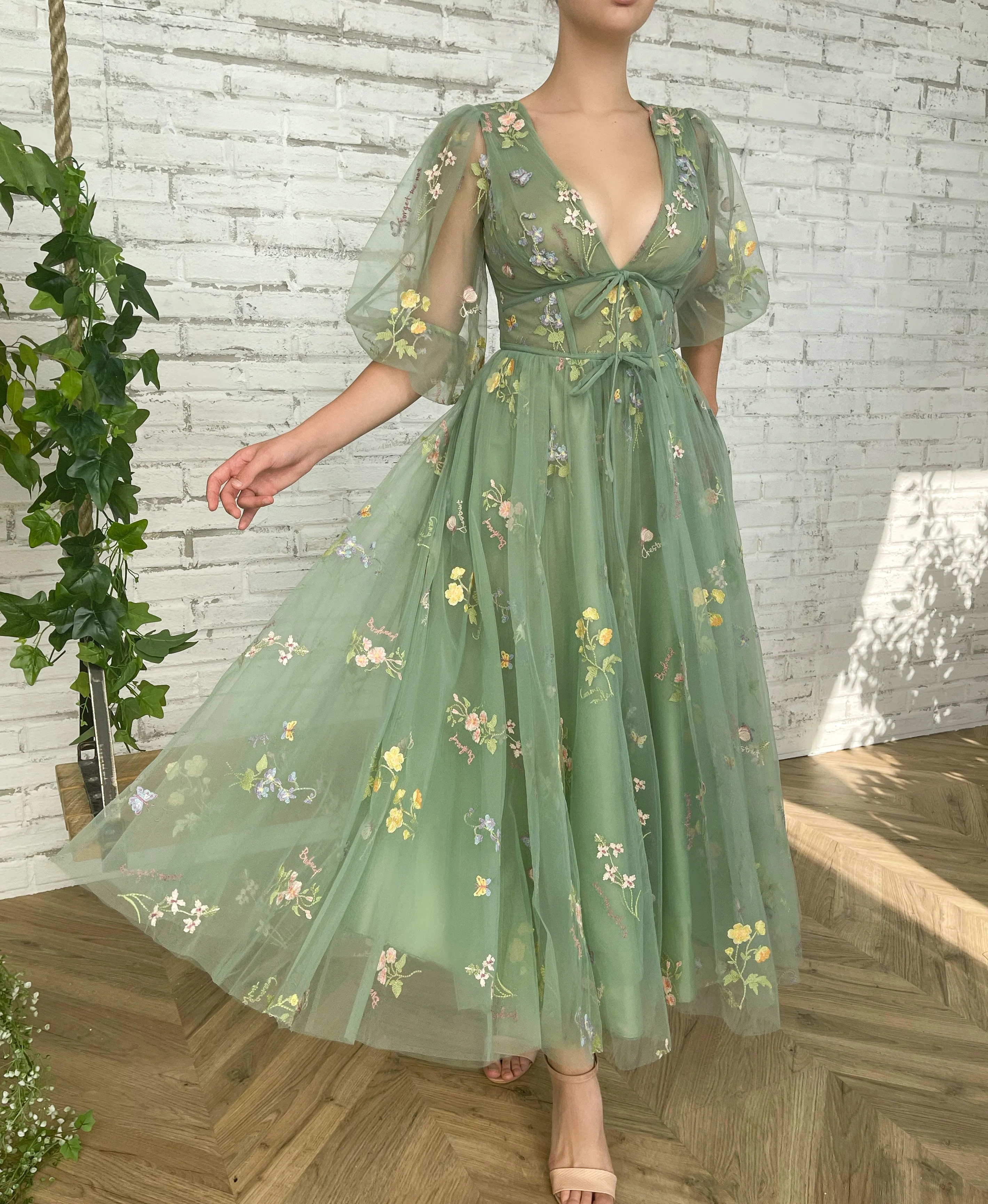 Flourishing Meadow Midi Dress - Image 2