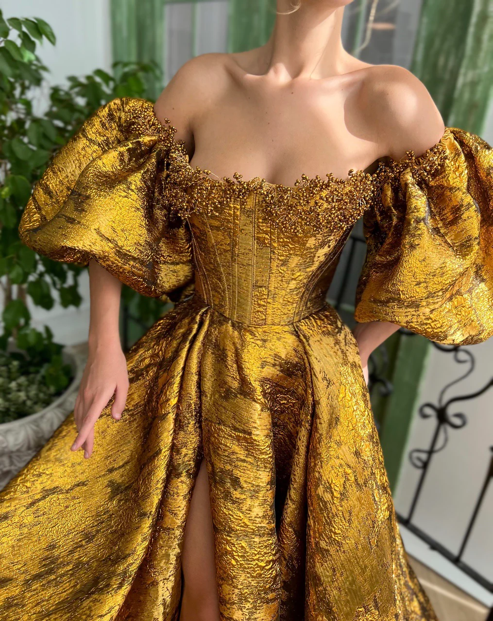 Foliage Royal Gown - Image 8