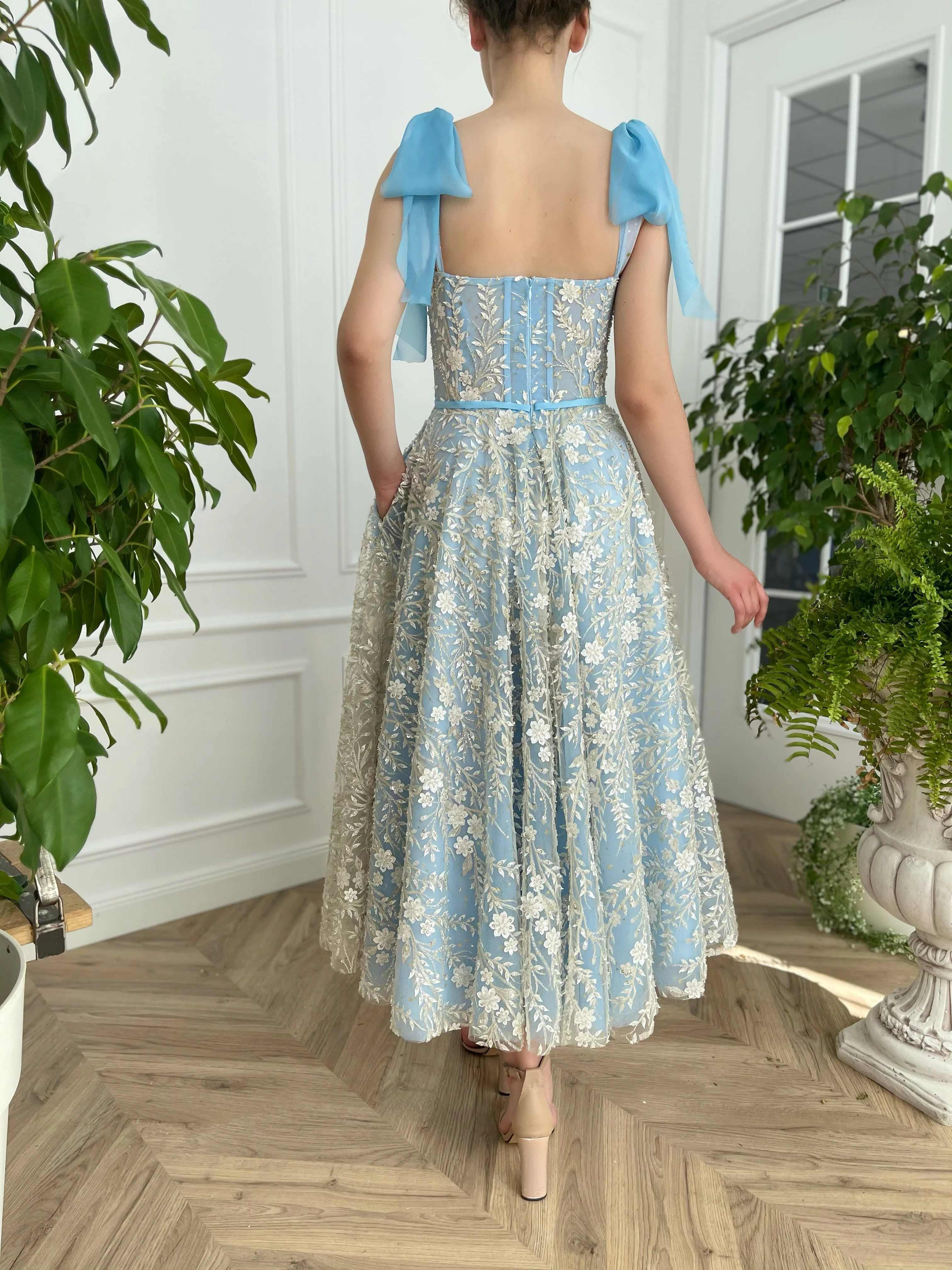 Freesia Garden Skies Dress - Image 5