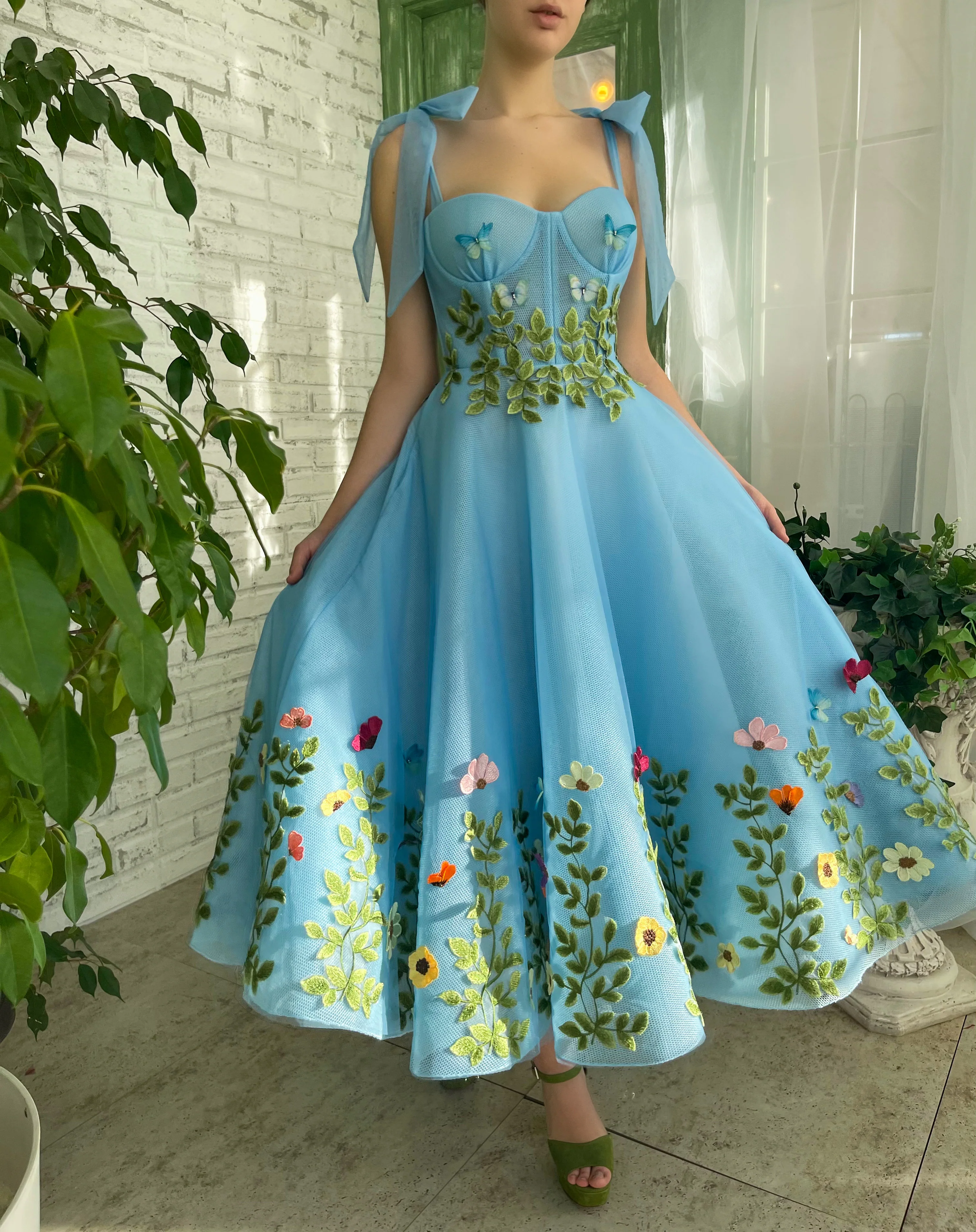 Garden Blue Dress
