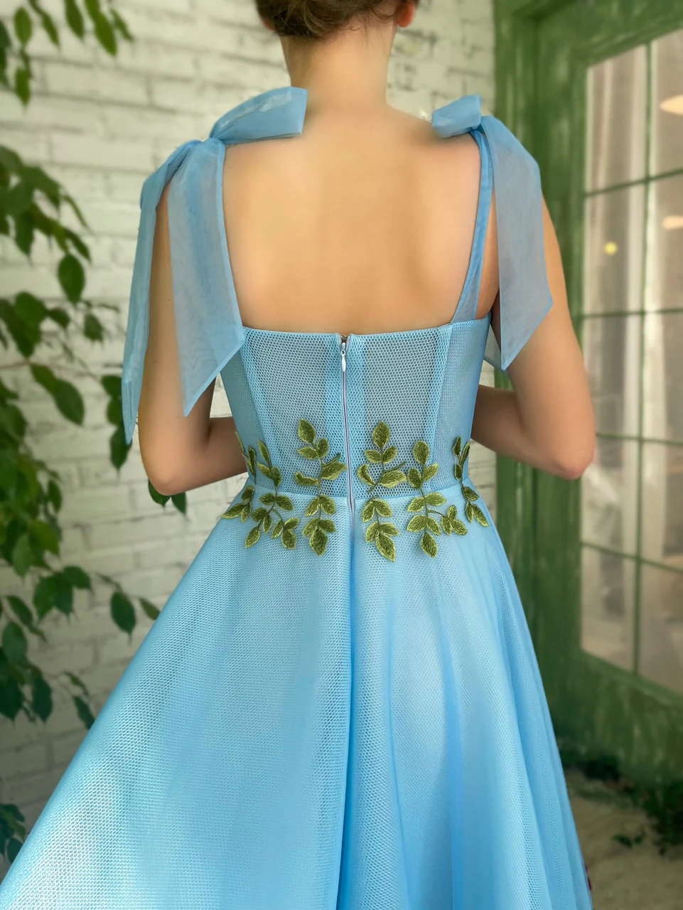 Garden Blue Dress - Image 6