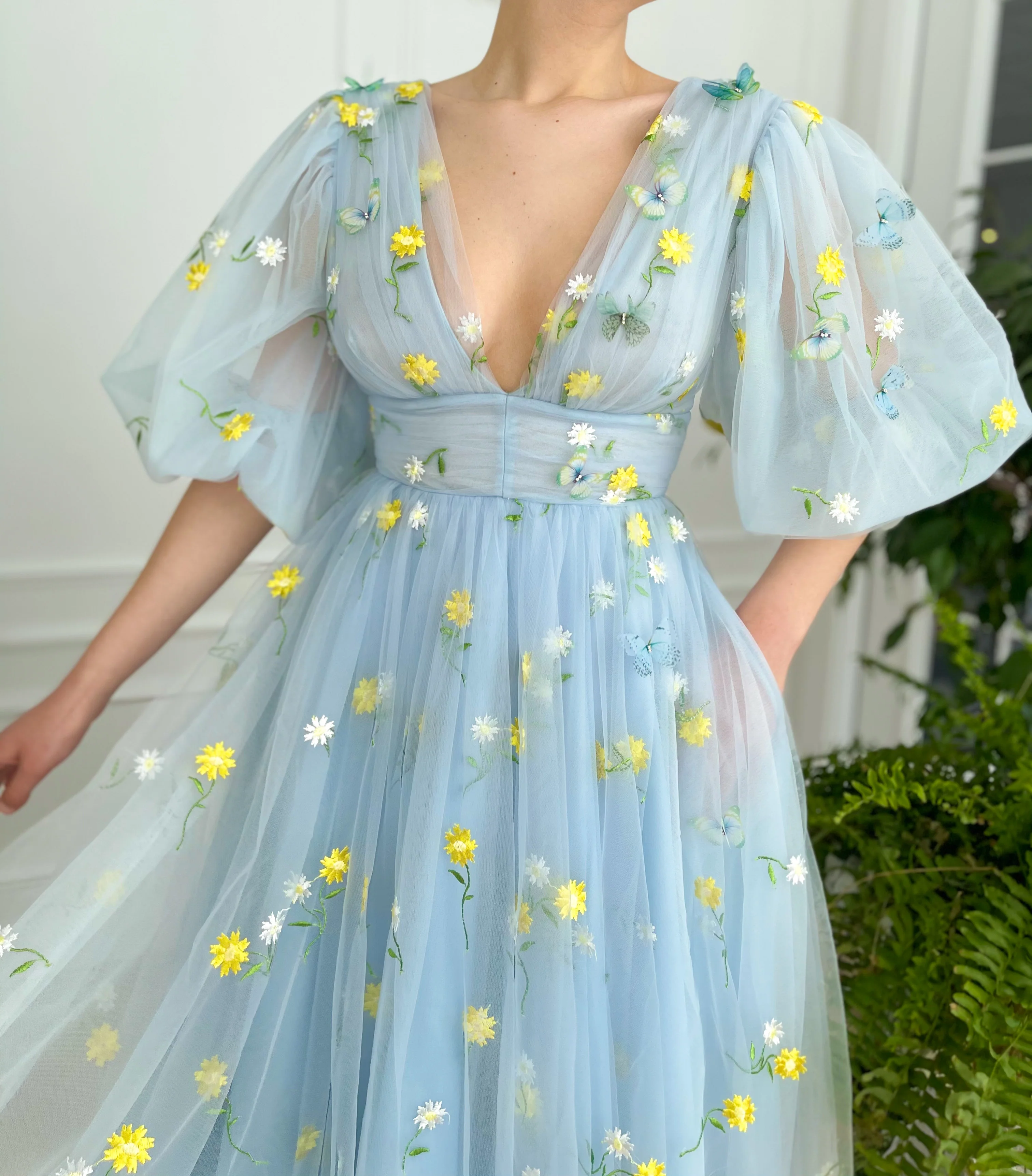 Garden in the Sky Dress - Image 5