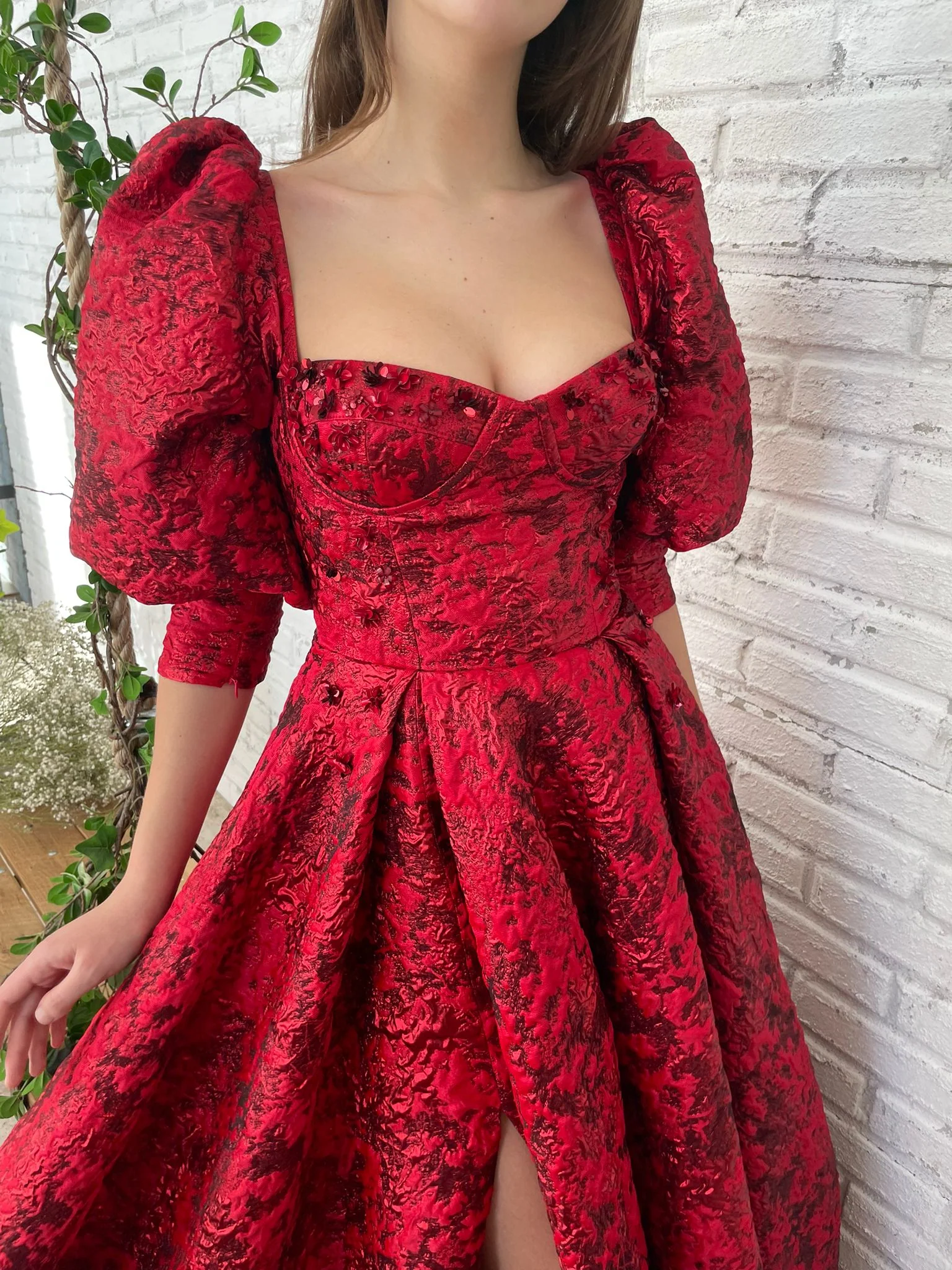 Garnet Garden Gown - Image 5