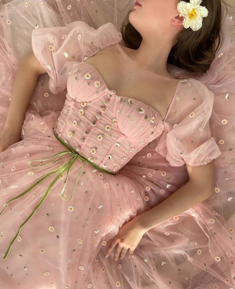 Gerbera Pink Dress - Image 3