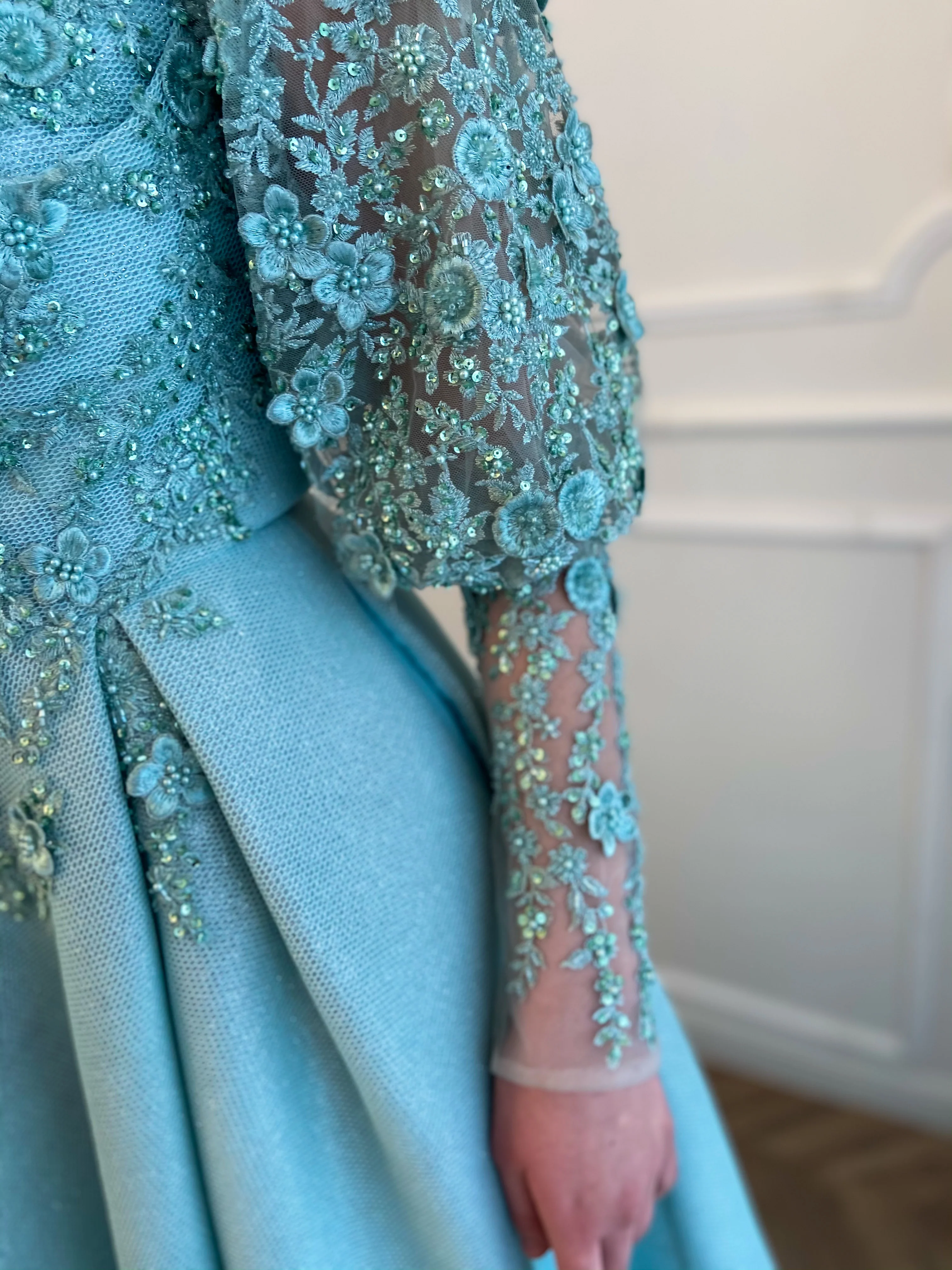 Cerulean Skies Gown - Image 4
