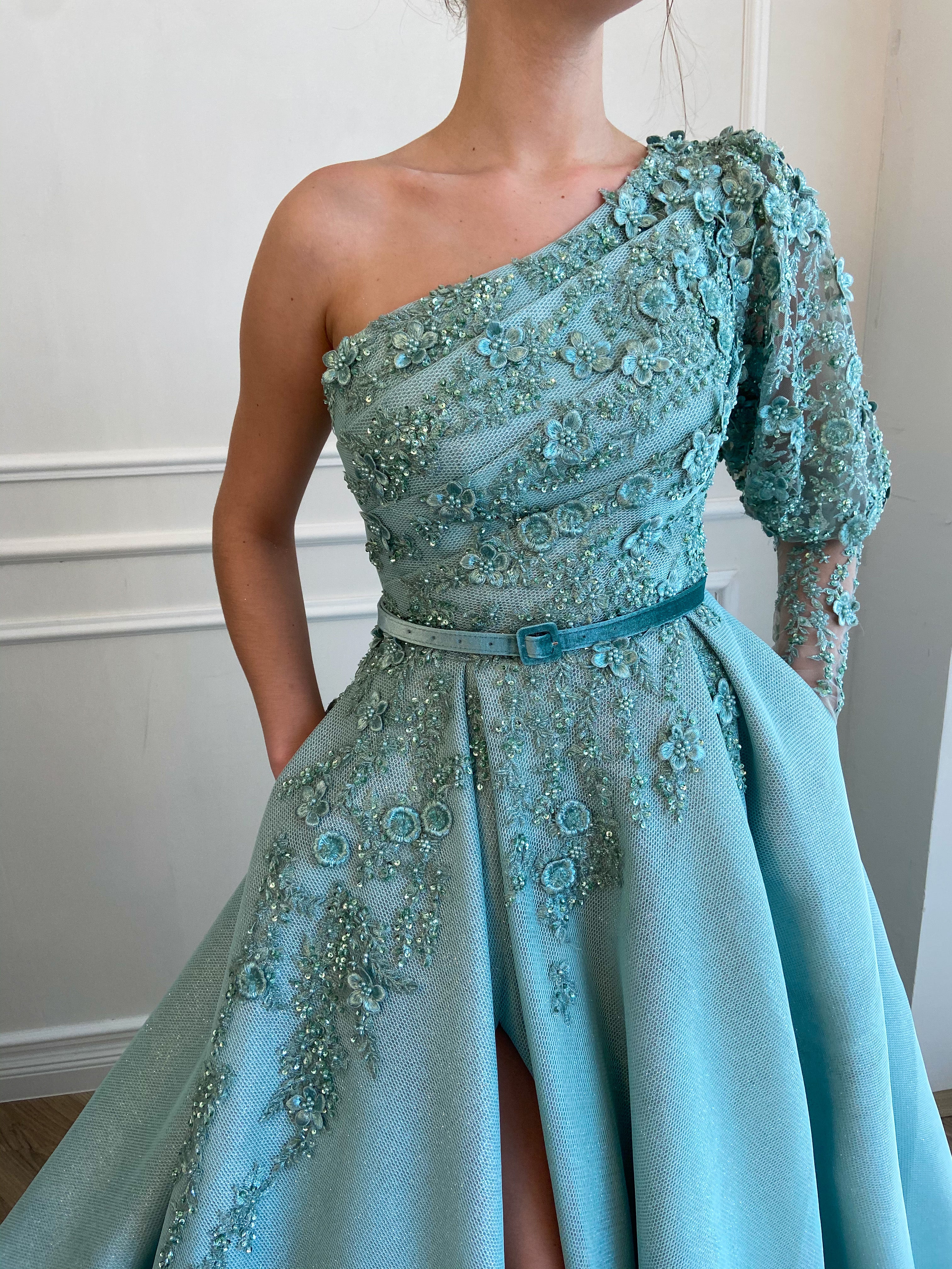 Cerulean Skies Gown - Image 5