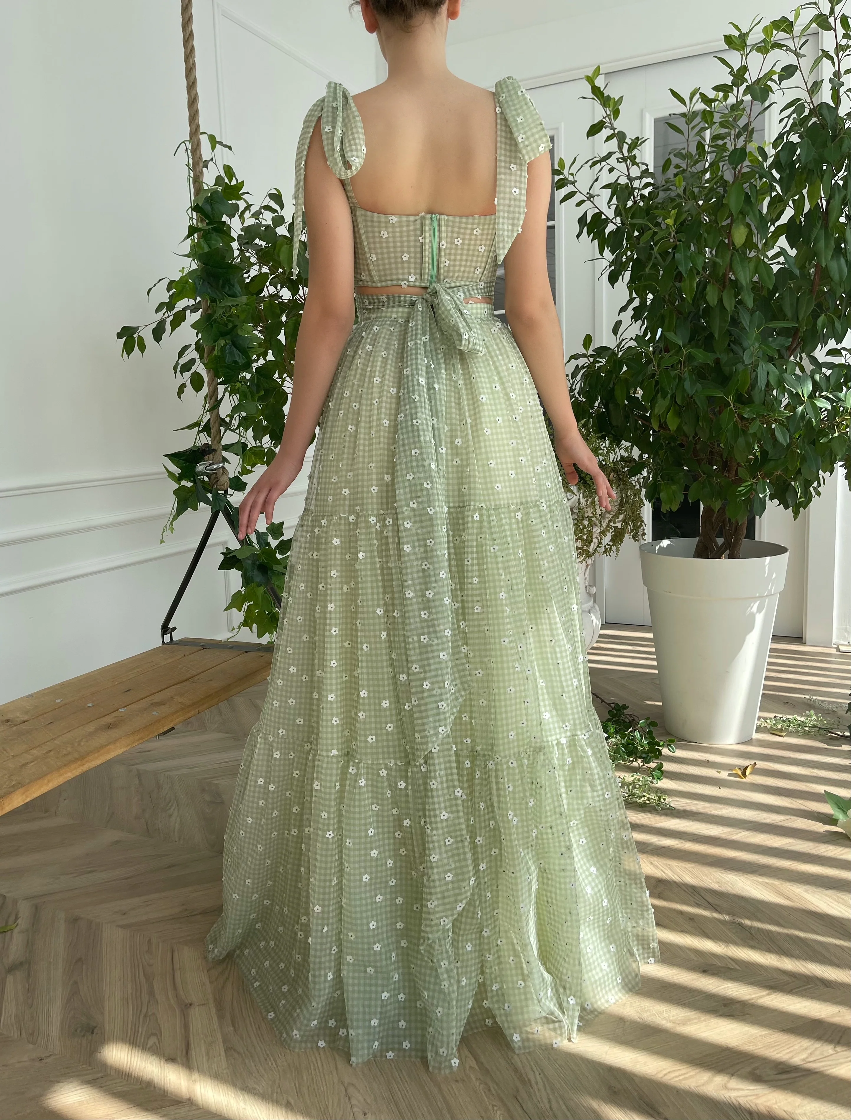 Green Ruffle Gingham Set - Image 7