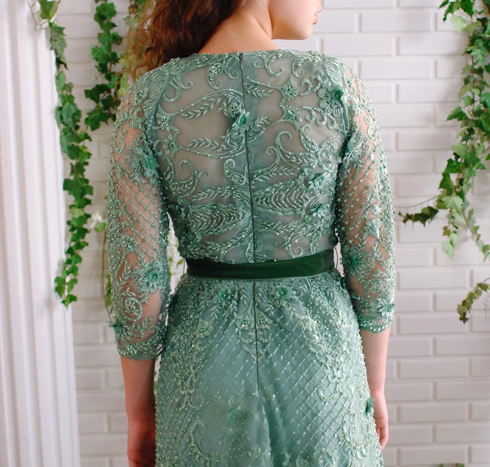 Jade Blooms Gown - Image 3