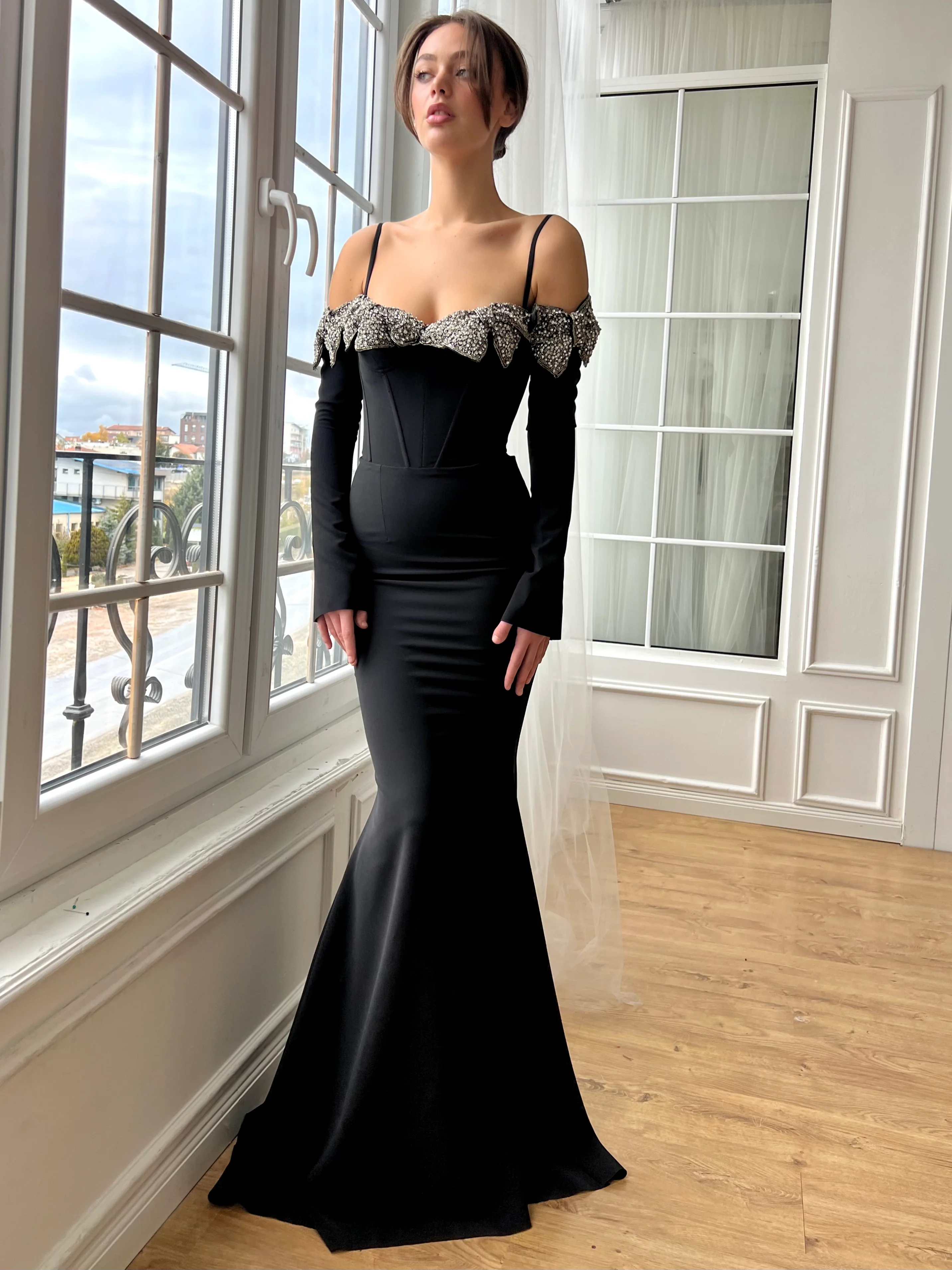 Jet Bow Mermaid Dress - Image 2