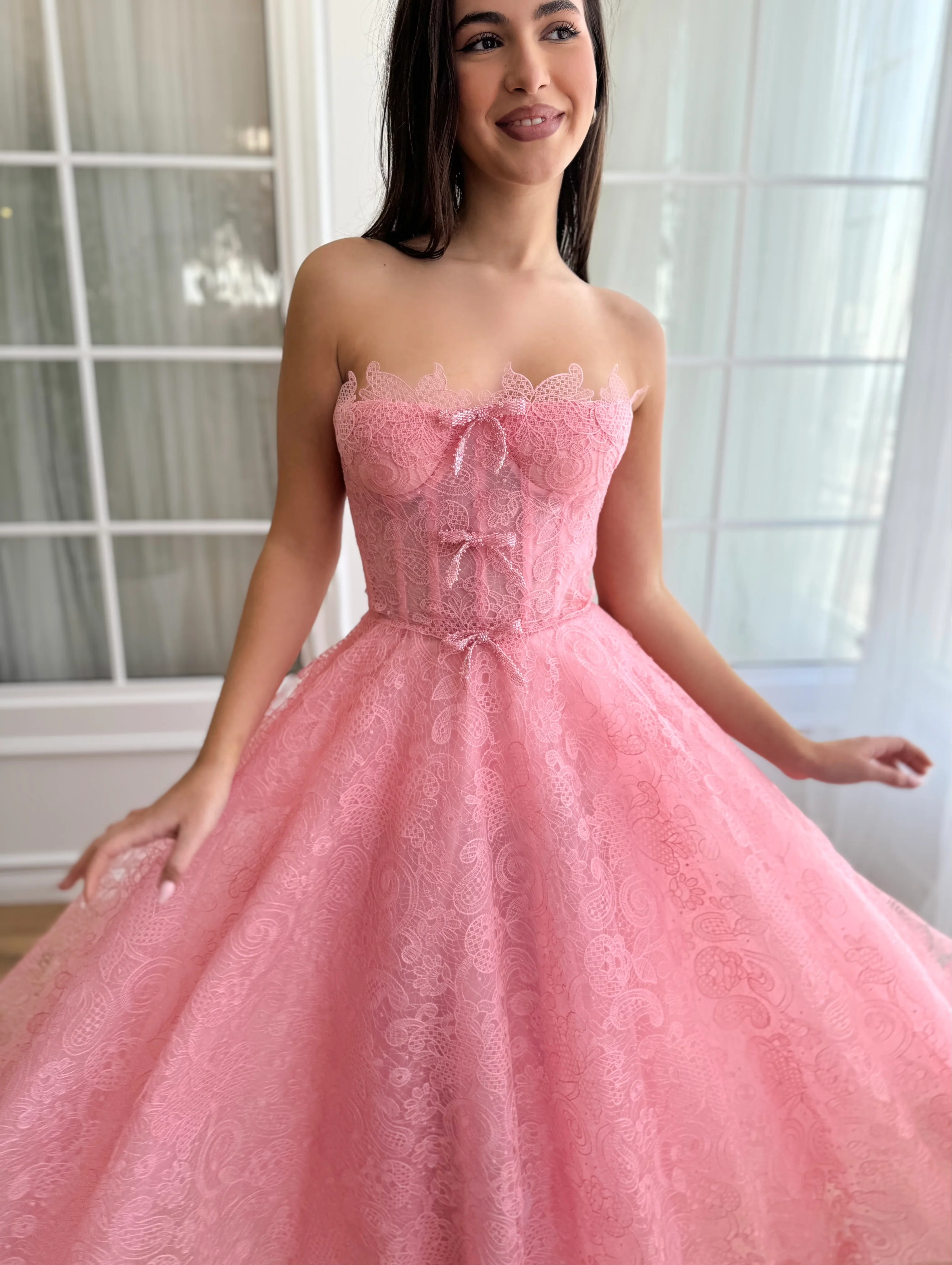 Joséphine Bows Midi Dress - Image 2