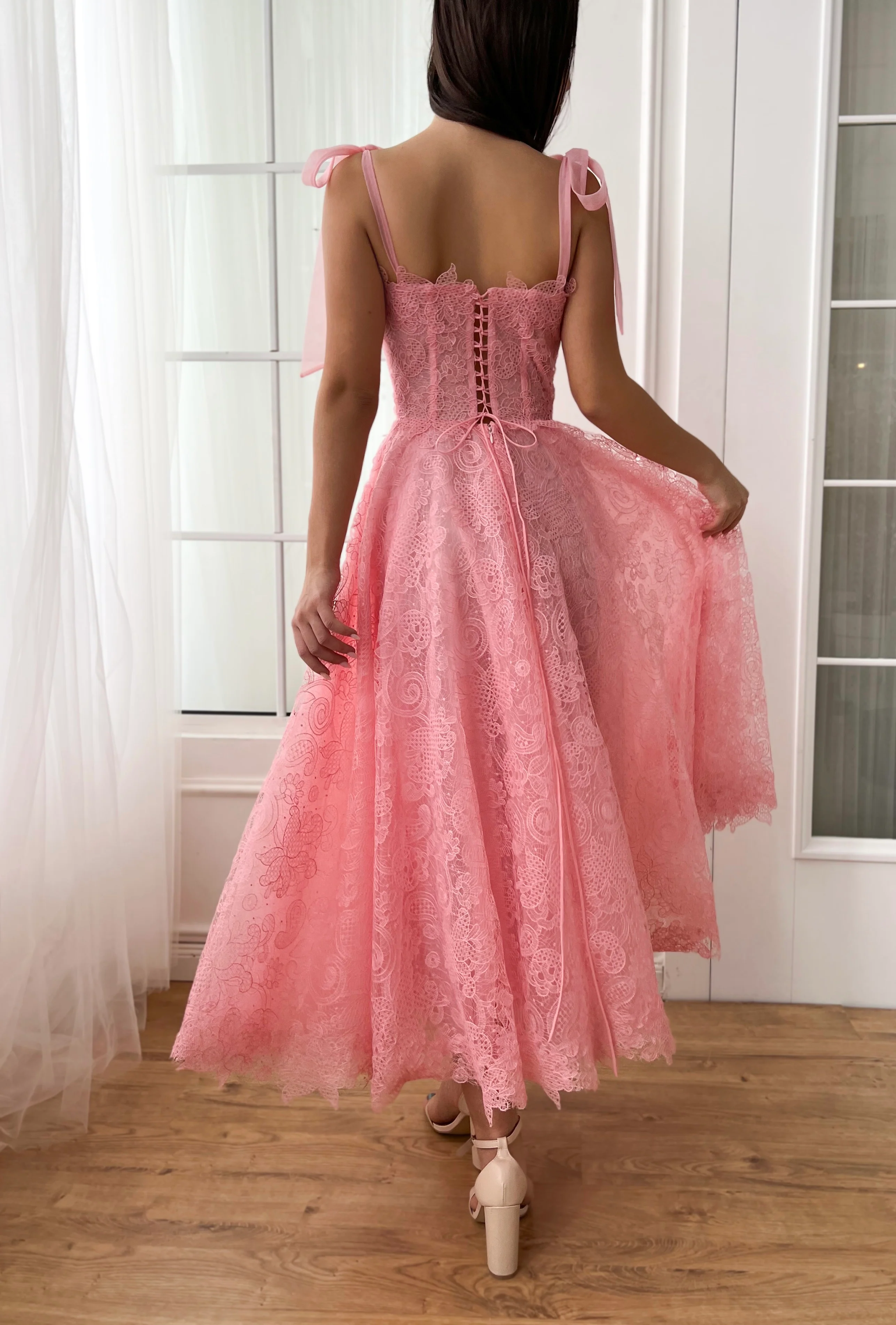 Joséphine Bows Midi Dress - Image 7
