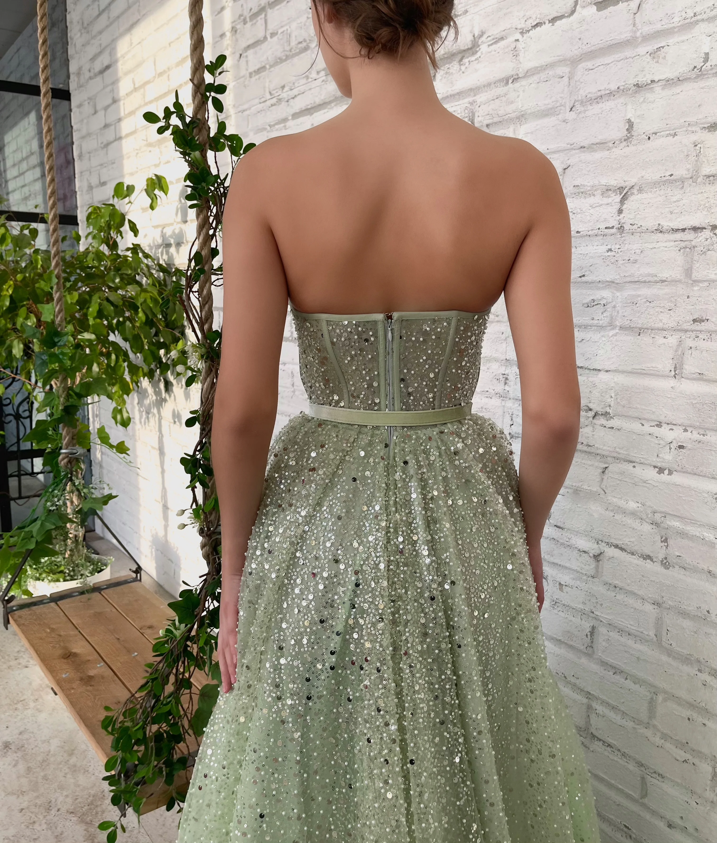 Key Lime Cordial Gown - Image 5