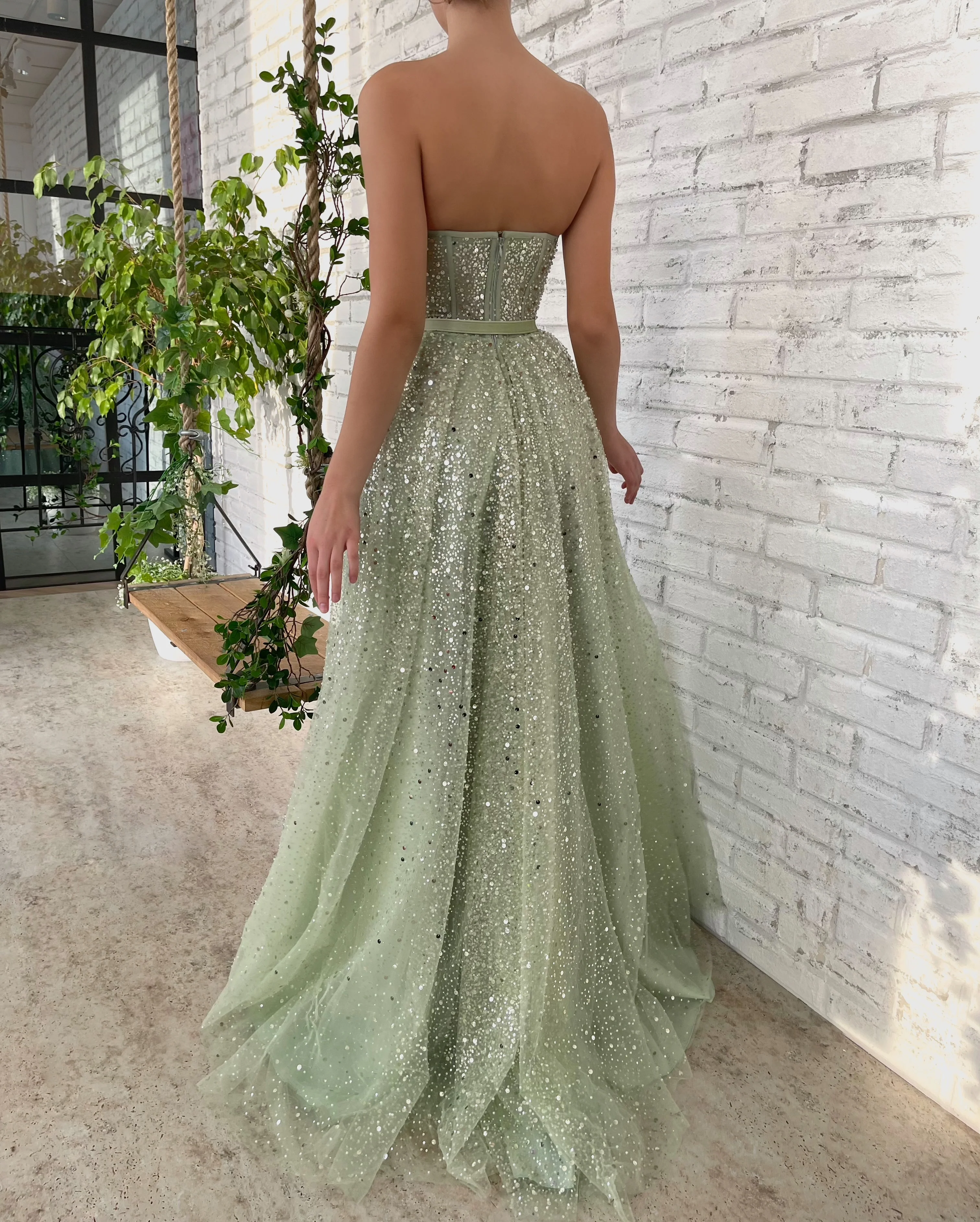 Key Lime Cordial Gown - Image 6