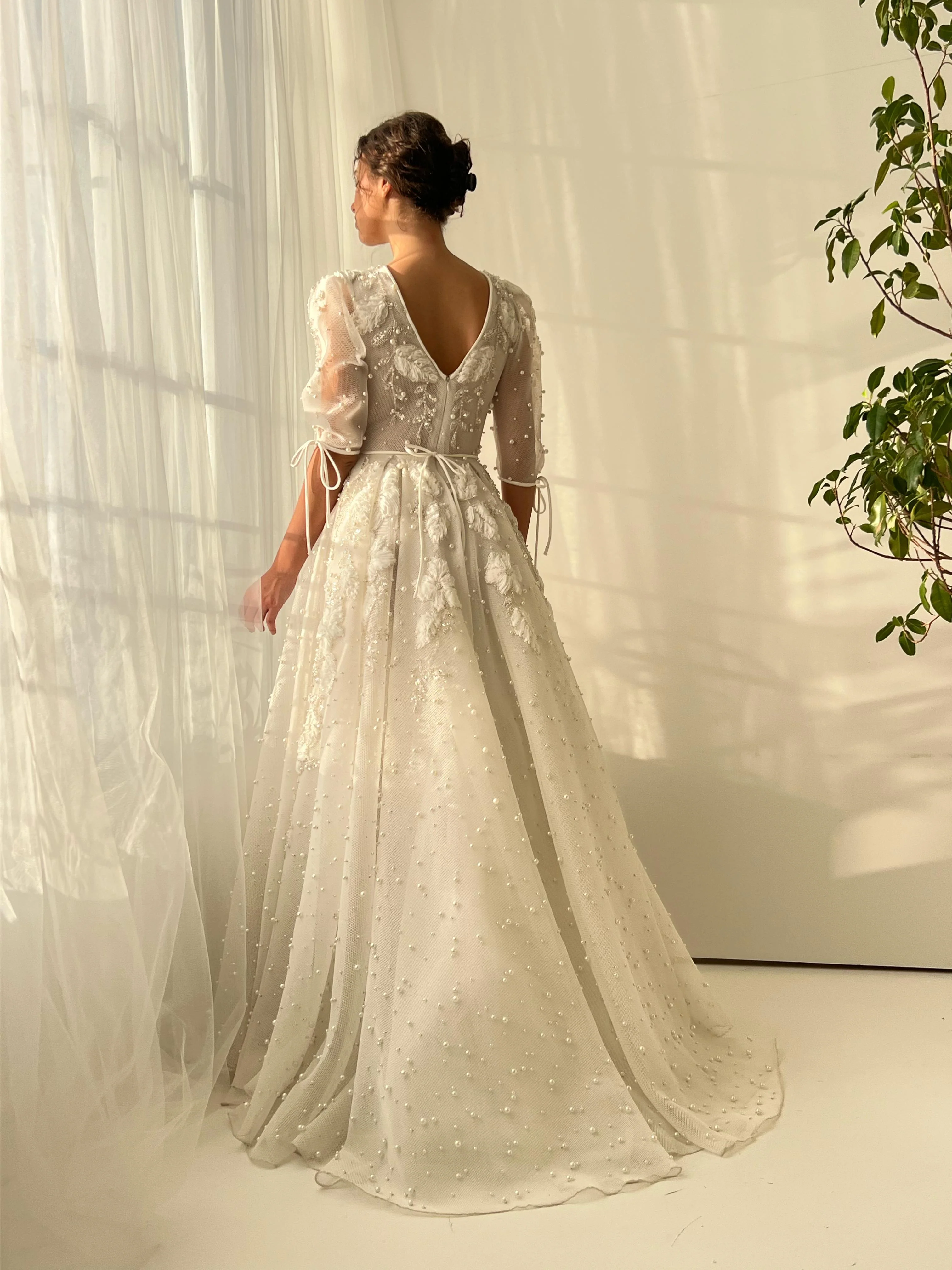 Lace of Distant Stars Gown - Image 3