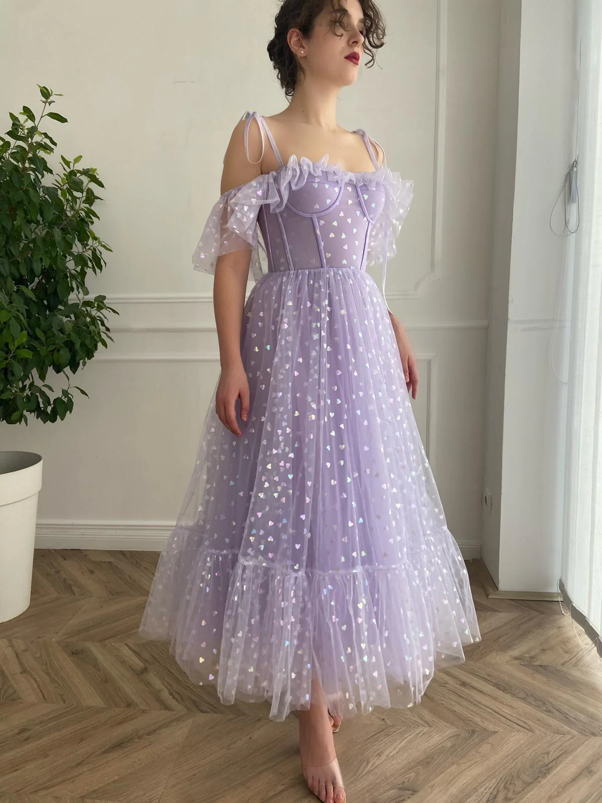 Lavender Hearty Dress - Image 3