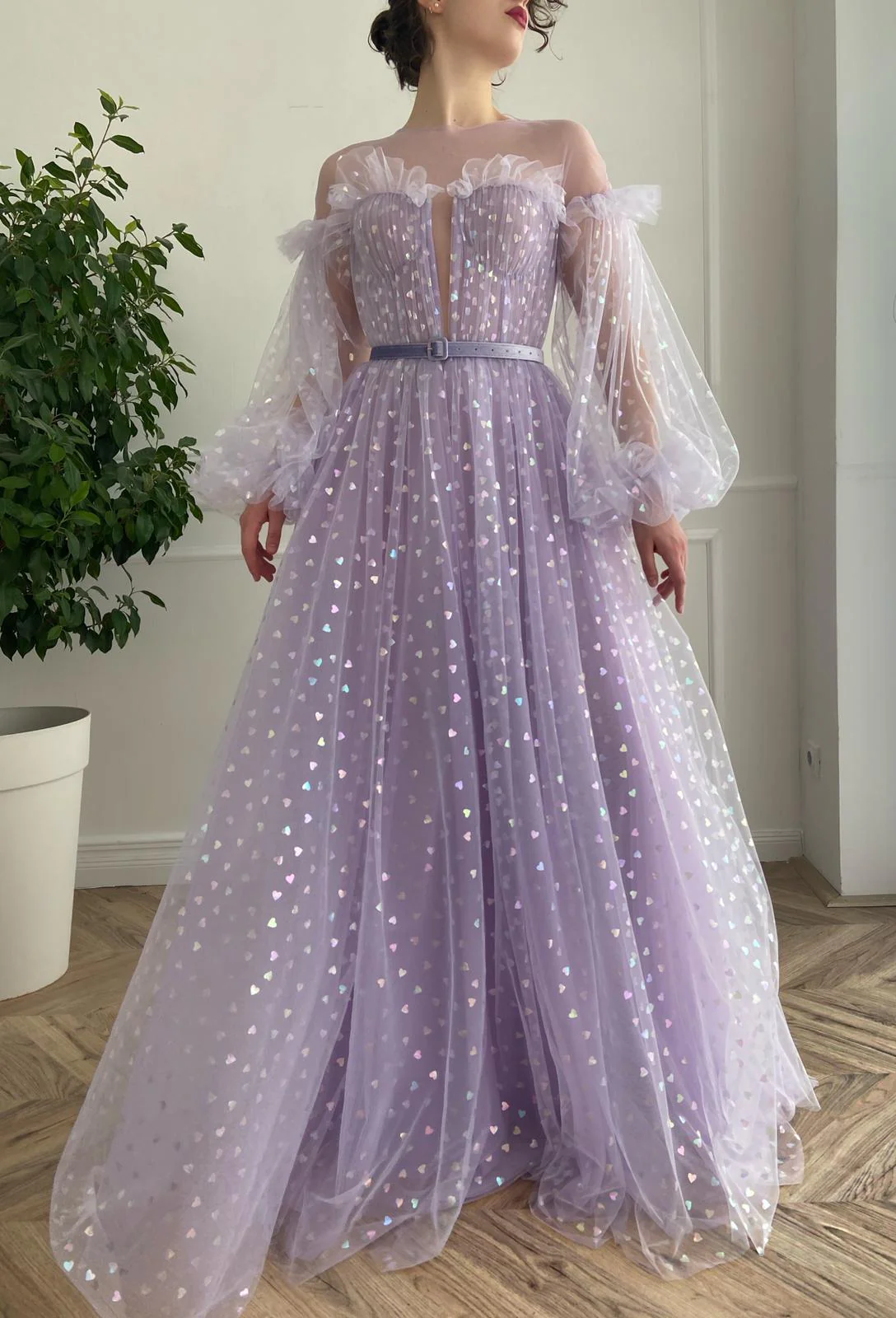Lavender Hearty Gown - Image 3