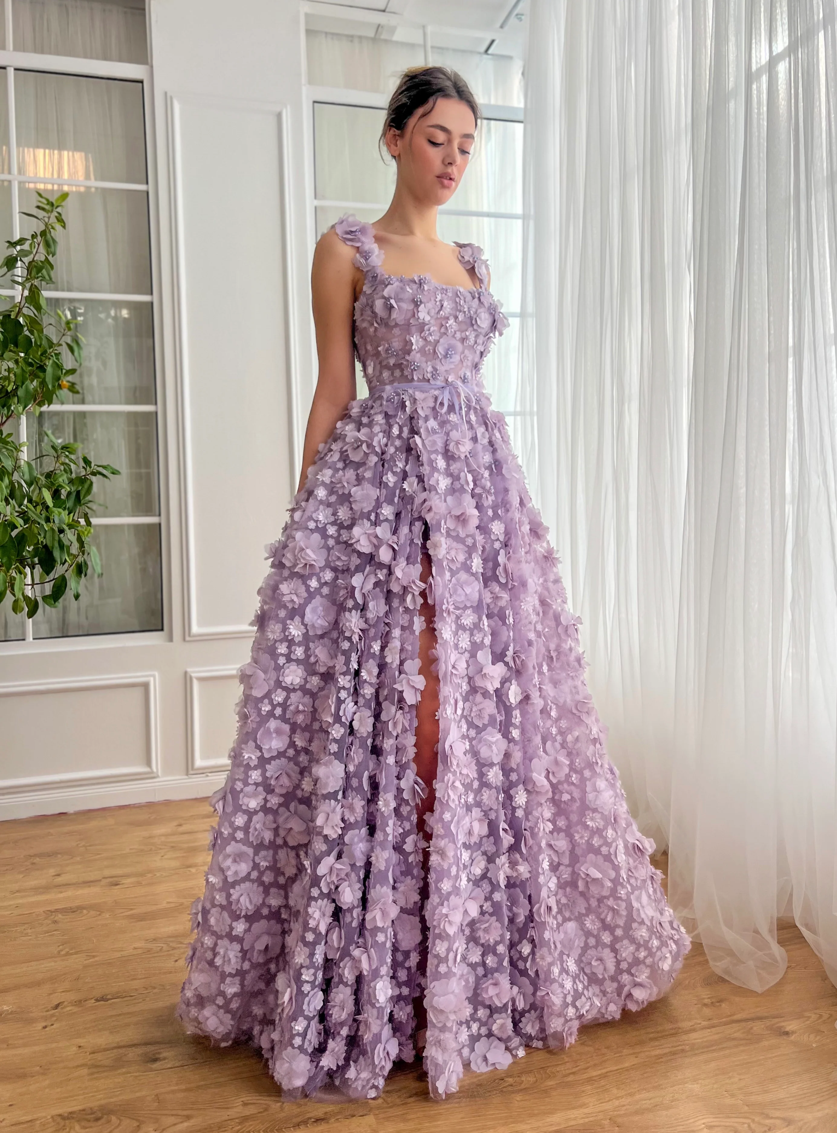 Lavender Petal Princess Gown - Image 2