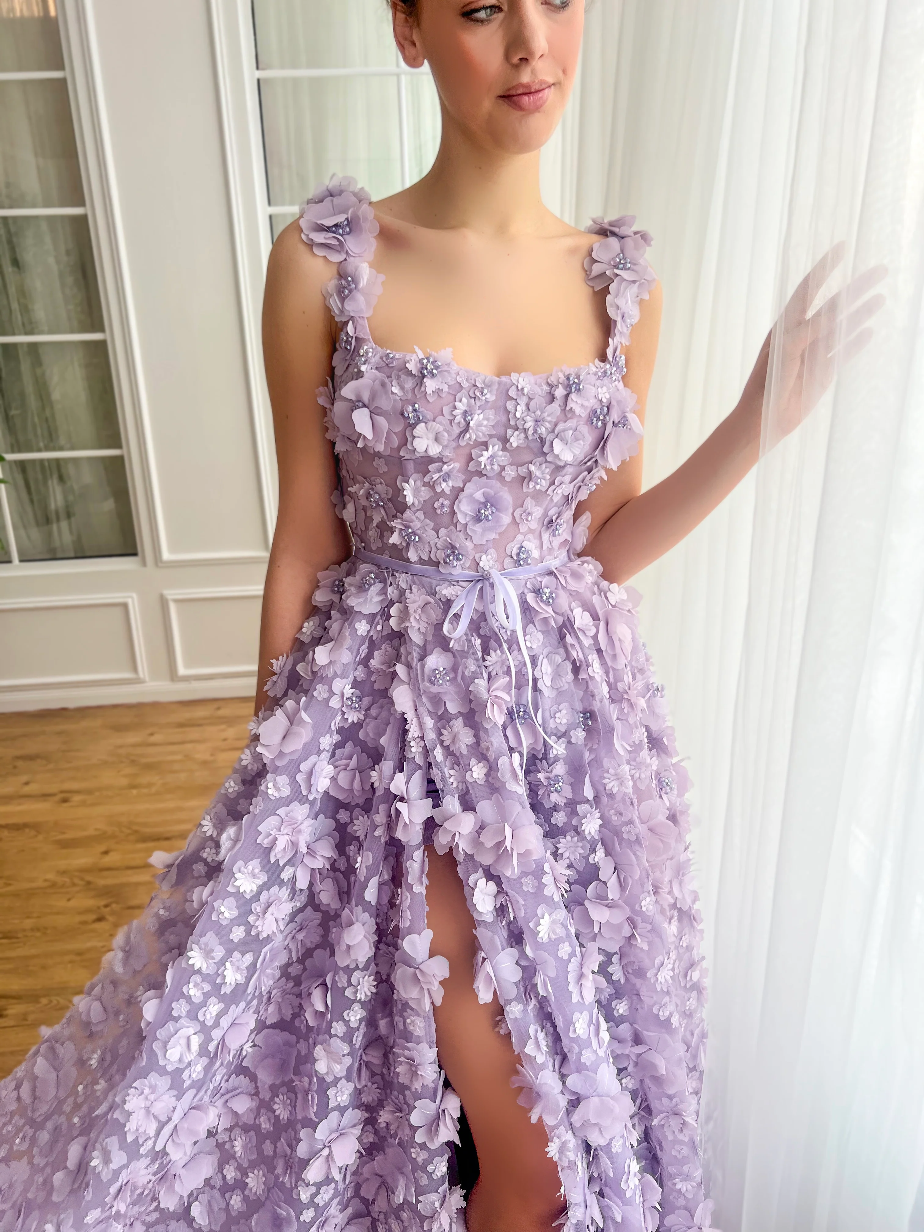 Lavender Petal Princess Gown - Image 4