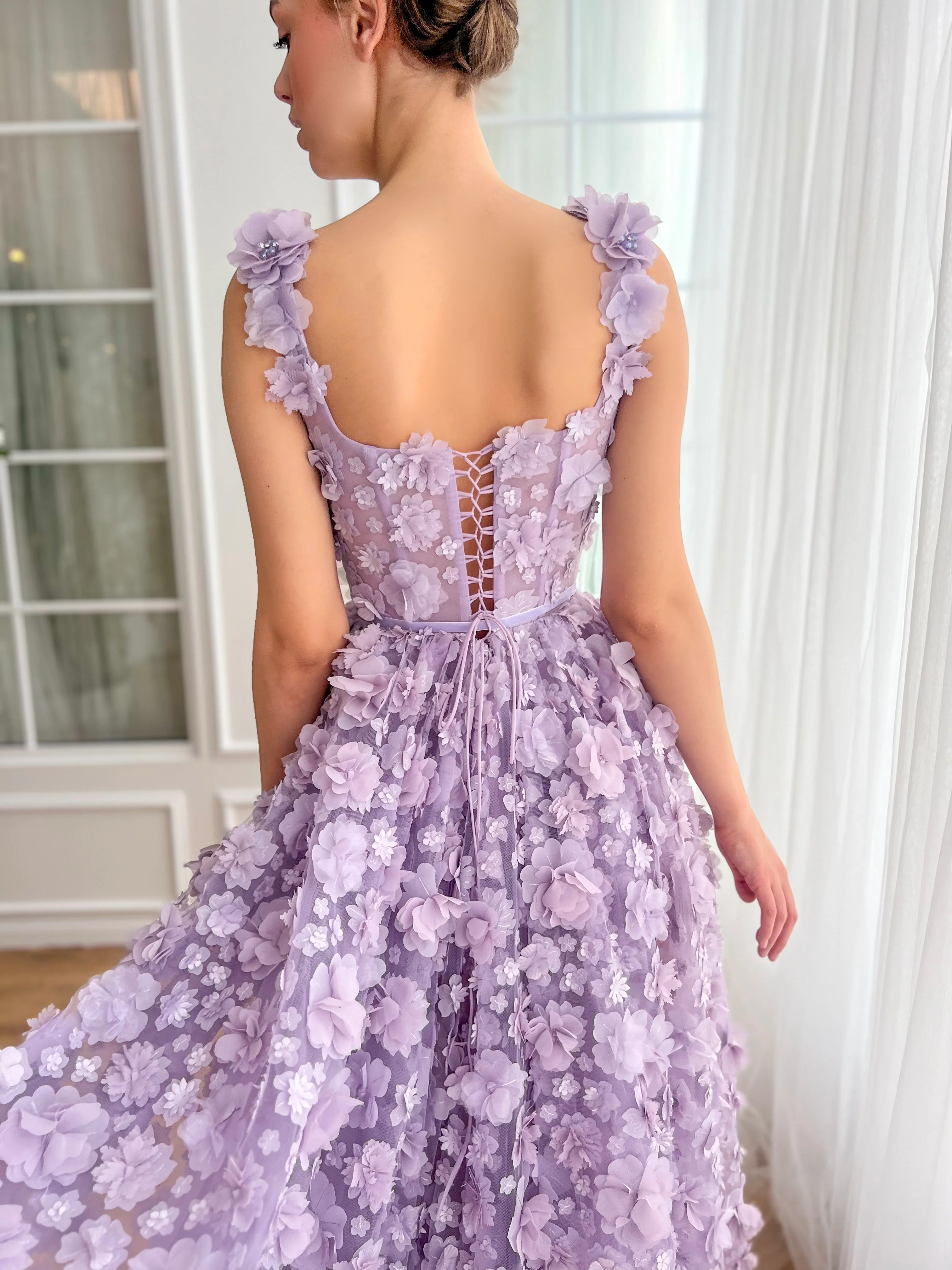Lavender Petal Princess Gown - Image 5