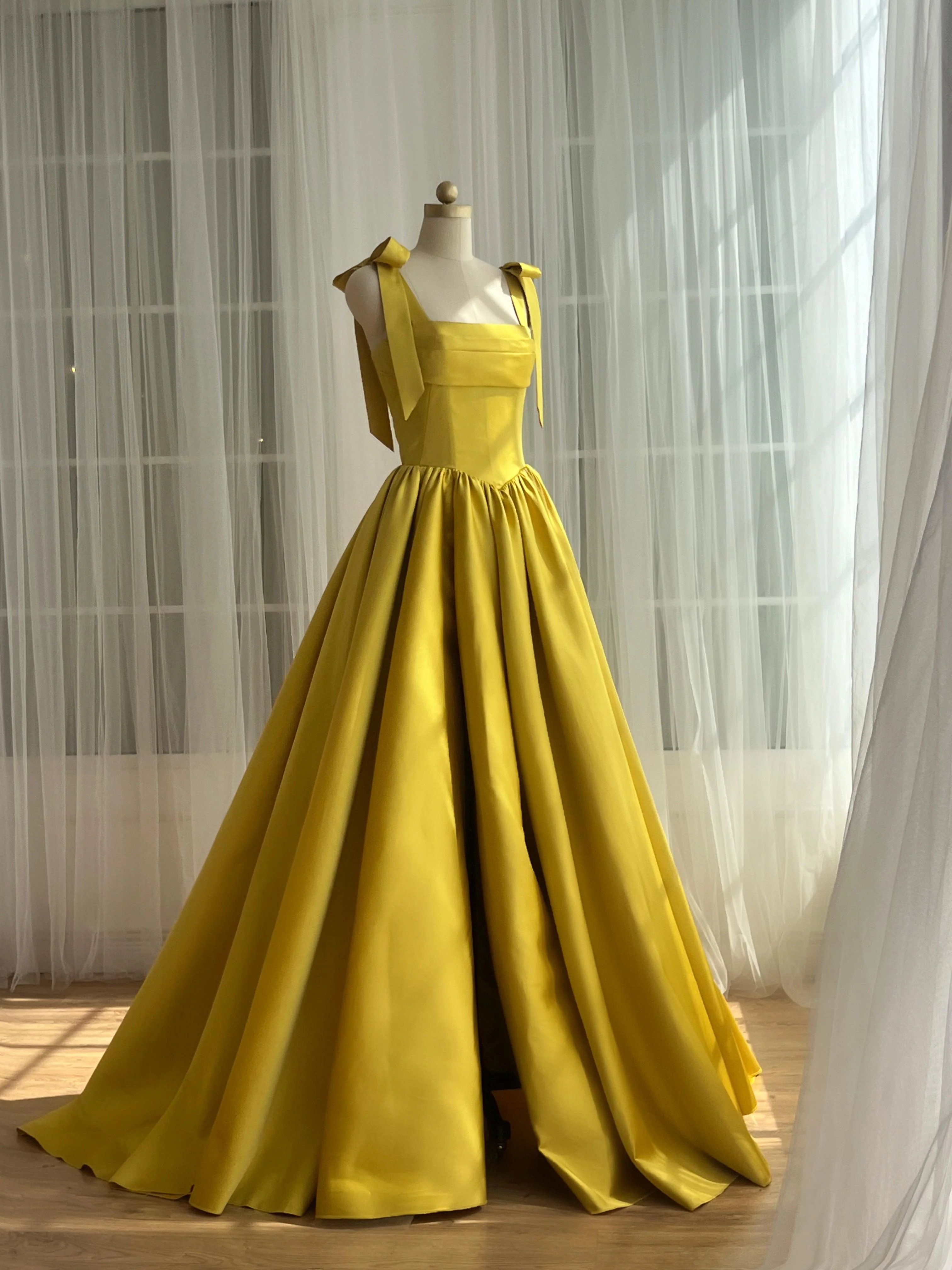 Lemon Beneath Sky Gown